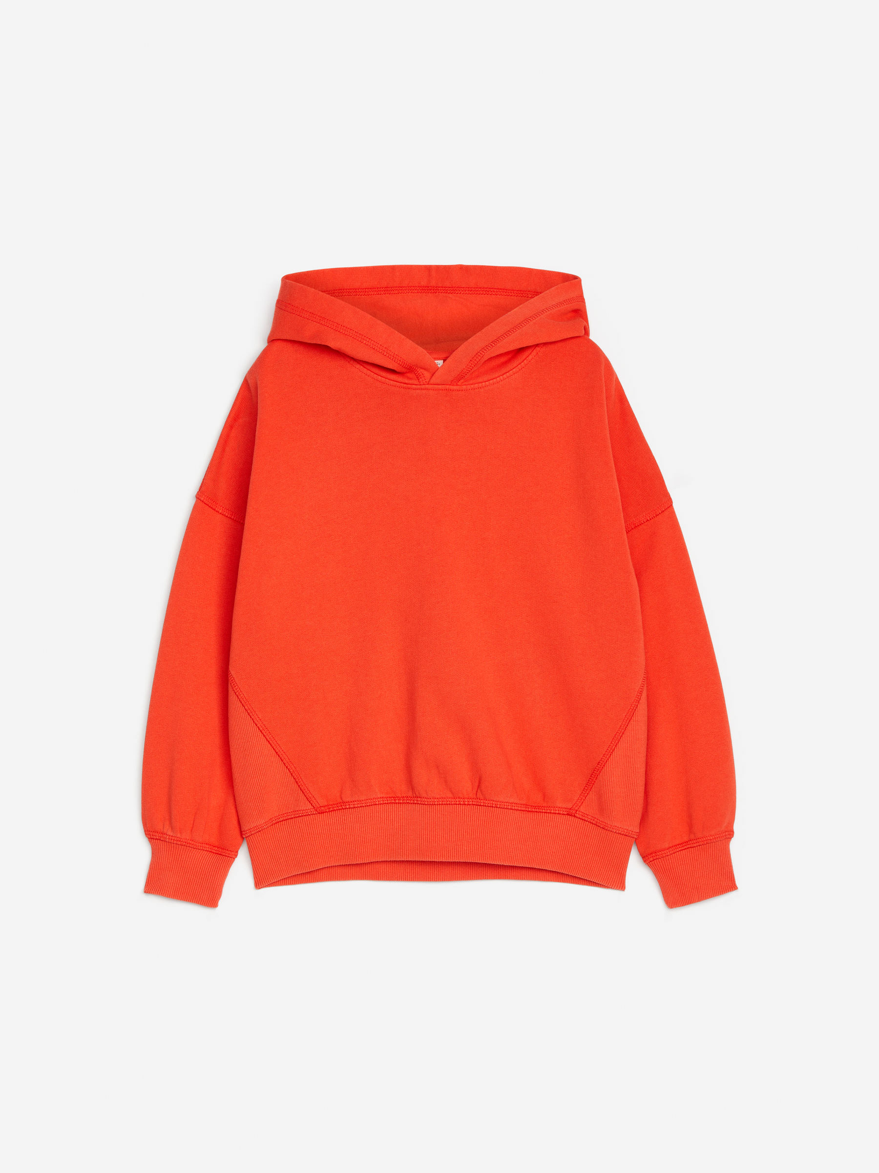 Felpa con cappuccio oversize-#BD433F-12564