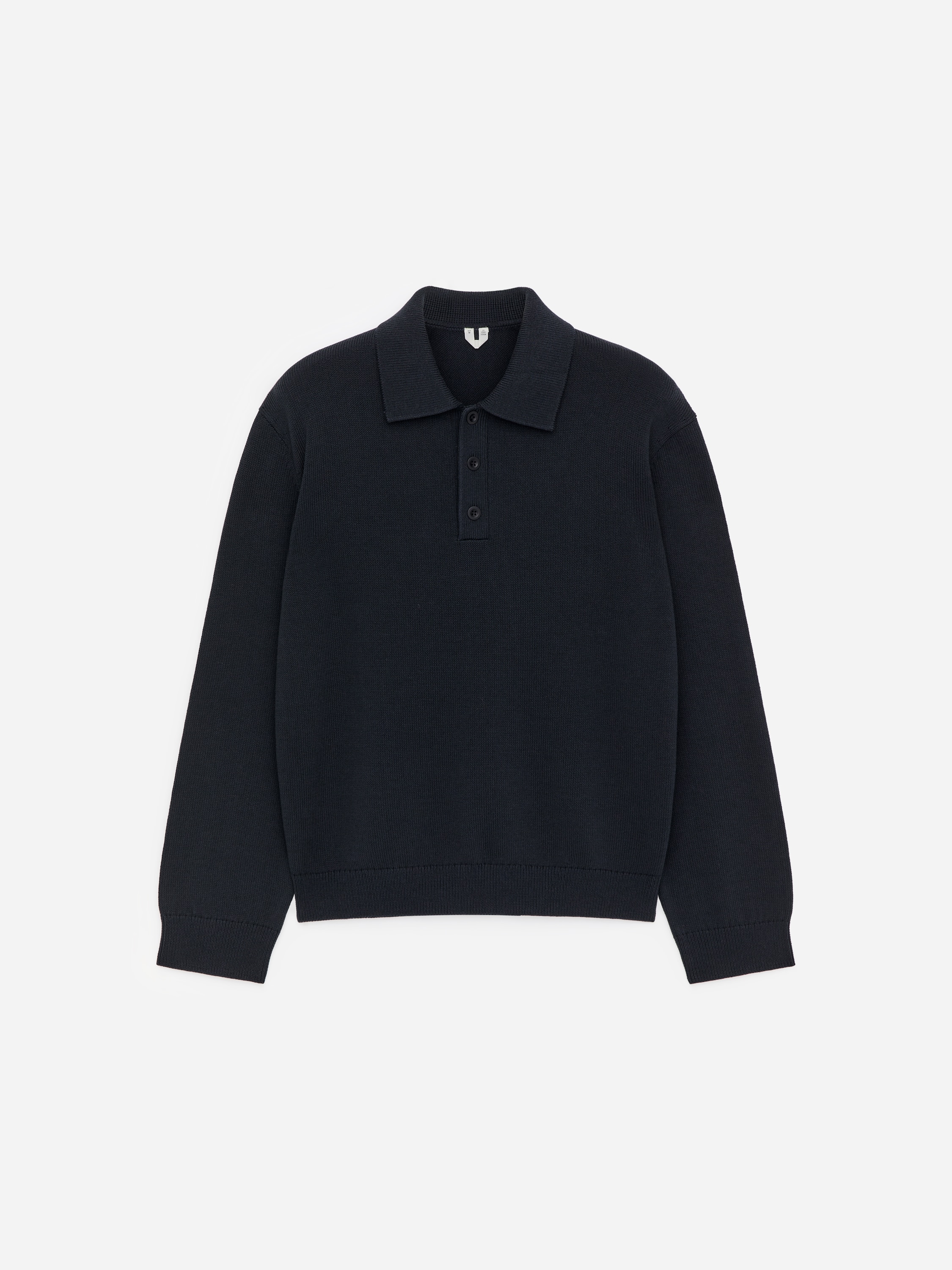 Polo in cotone e lyocell - Blu scuro/Beige/Verde