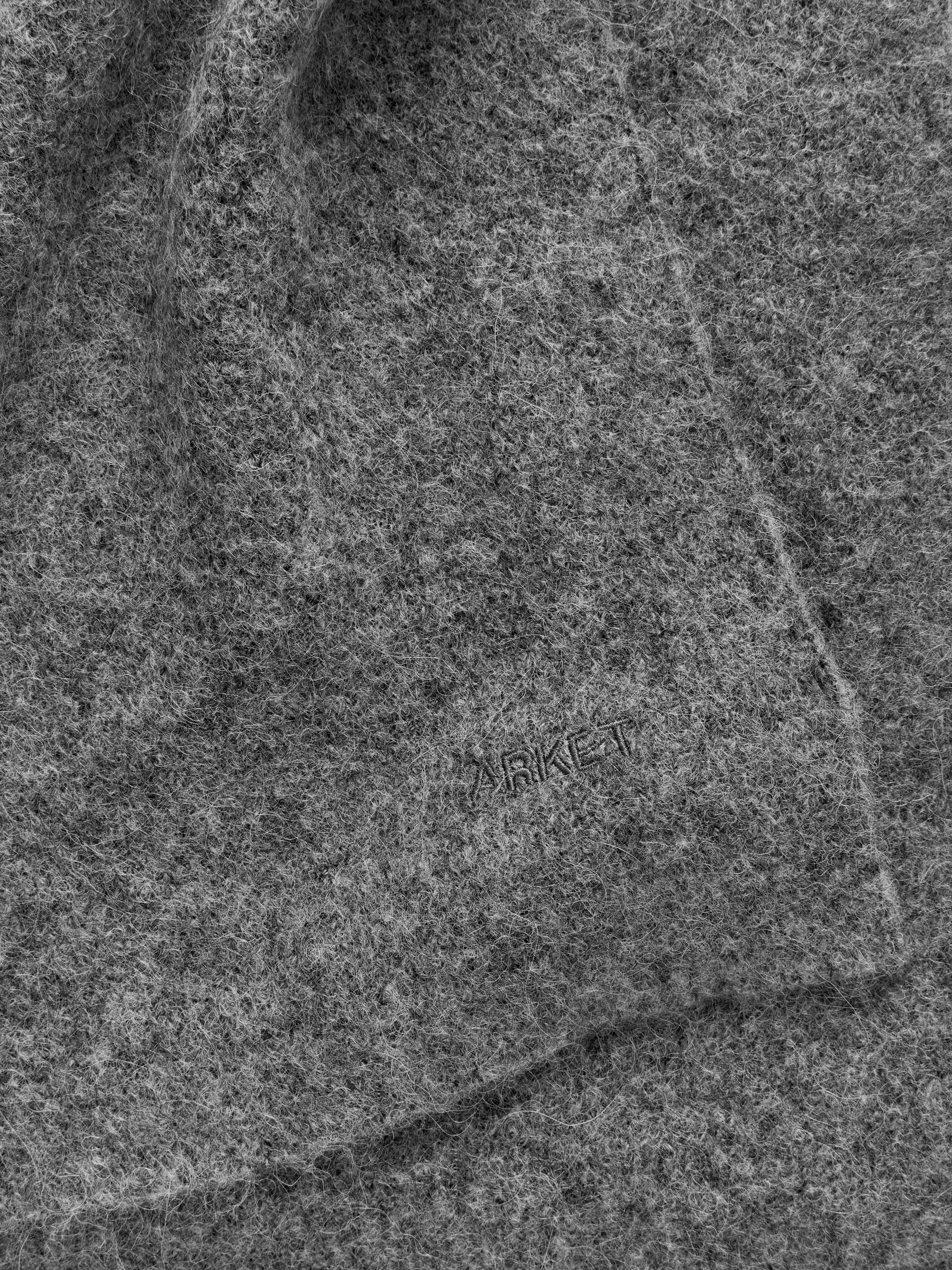 Alpaca-Wool Blend Scarf - Grey - Men - StillMedia/DescriptiveDetail - 2