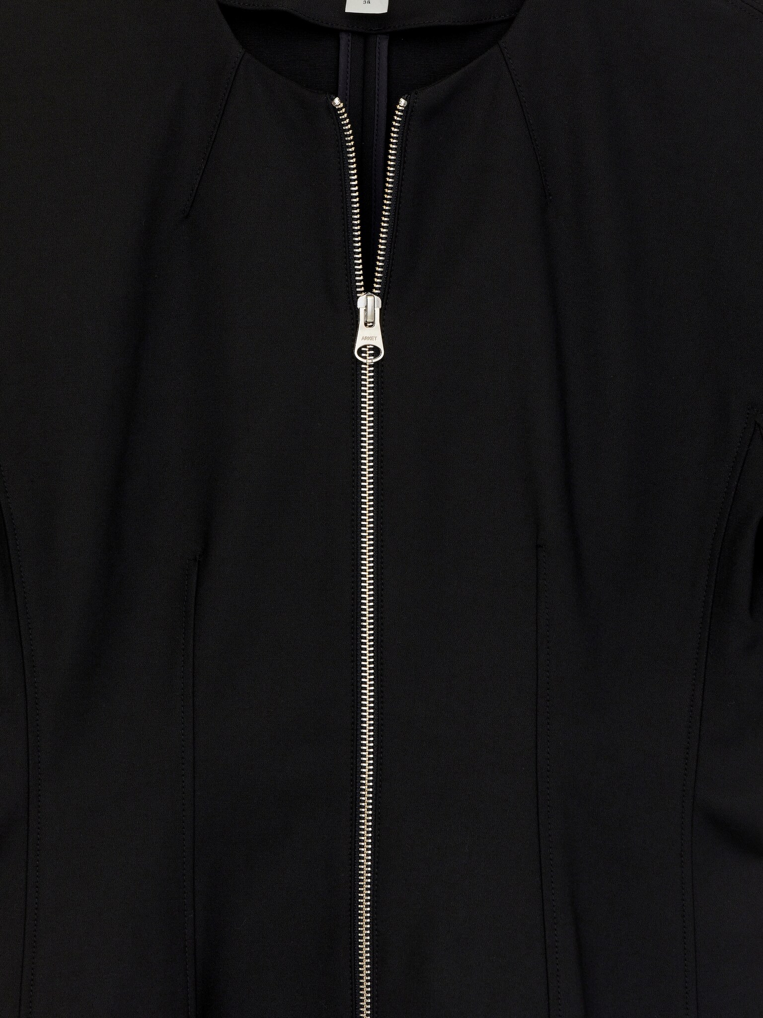 Haut péplum zippé - Noir - 3