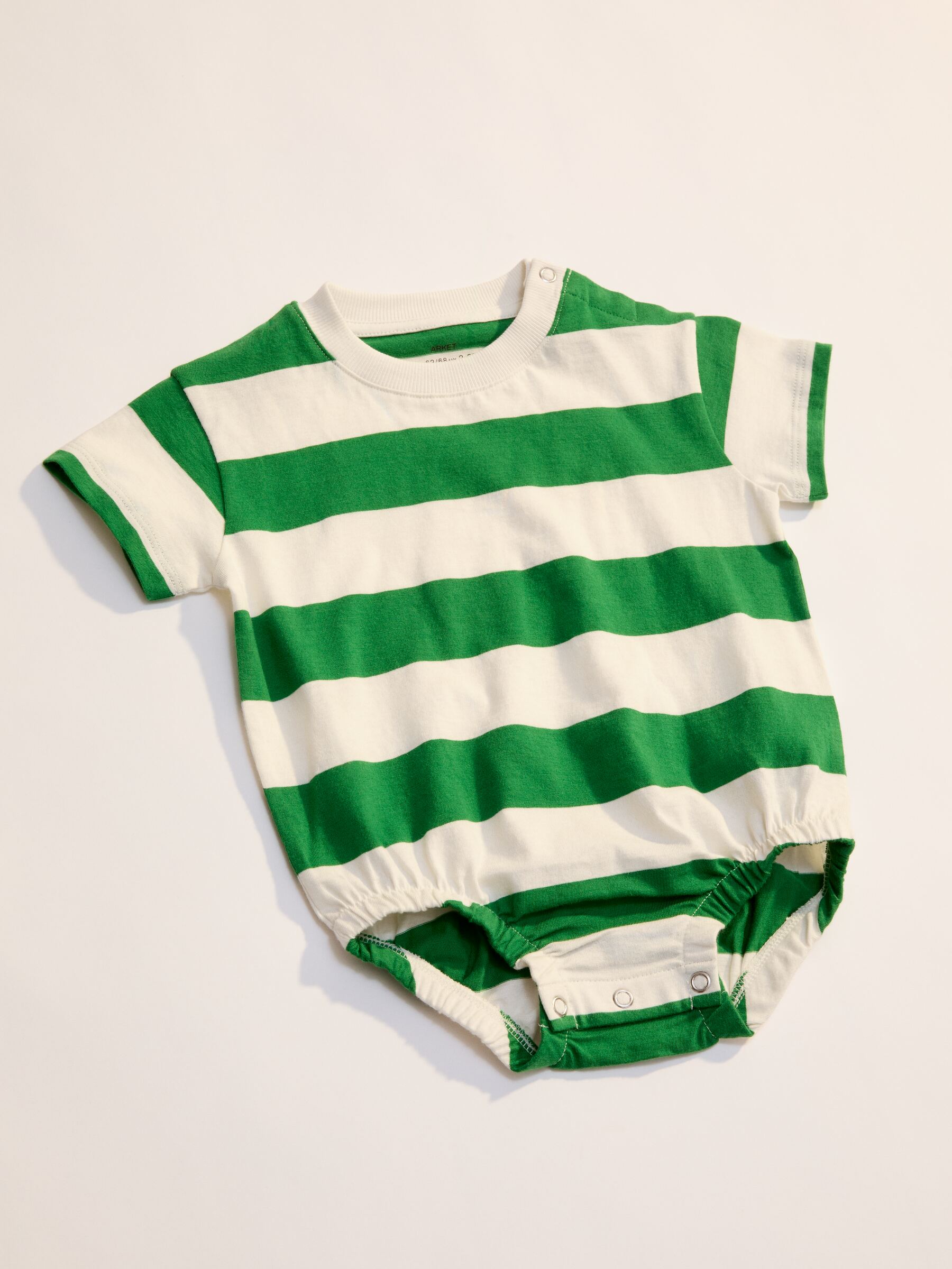 Barboteuse à manches courtes en jersey - Vert/Blanc - Slim fit - Enfant - StillMedia/Environmental - 1