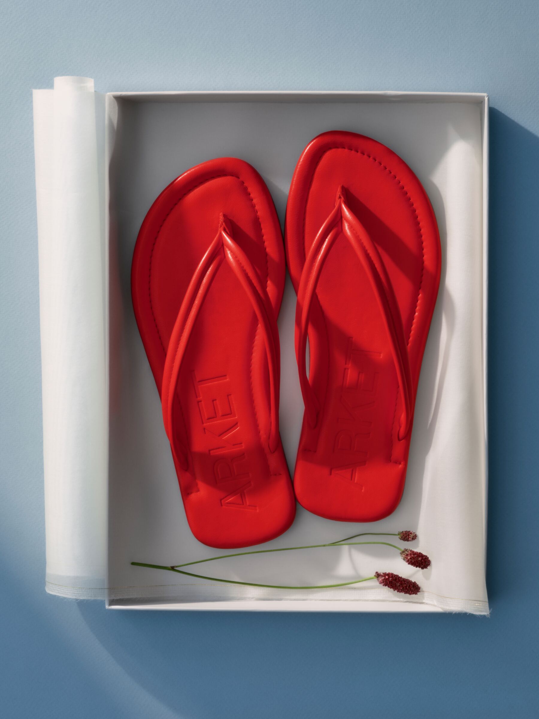 Chanclas de piel - Rojo - Women - StillMedia/Environmental - 1