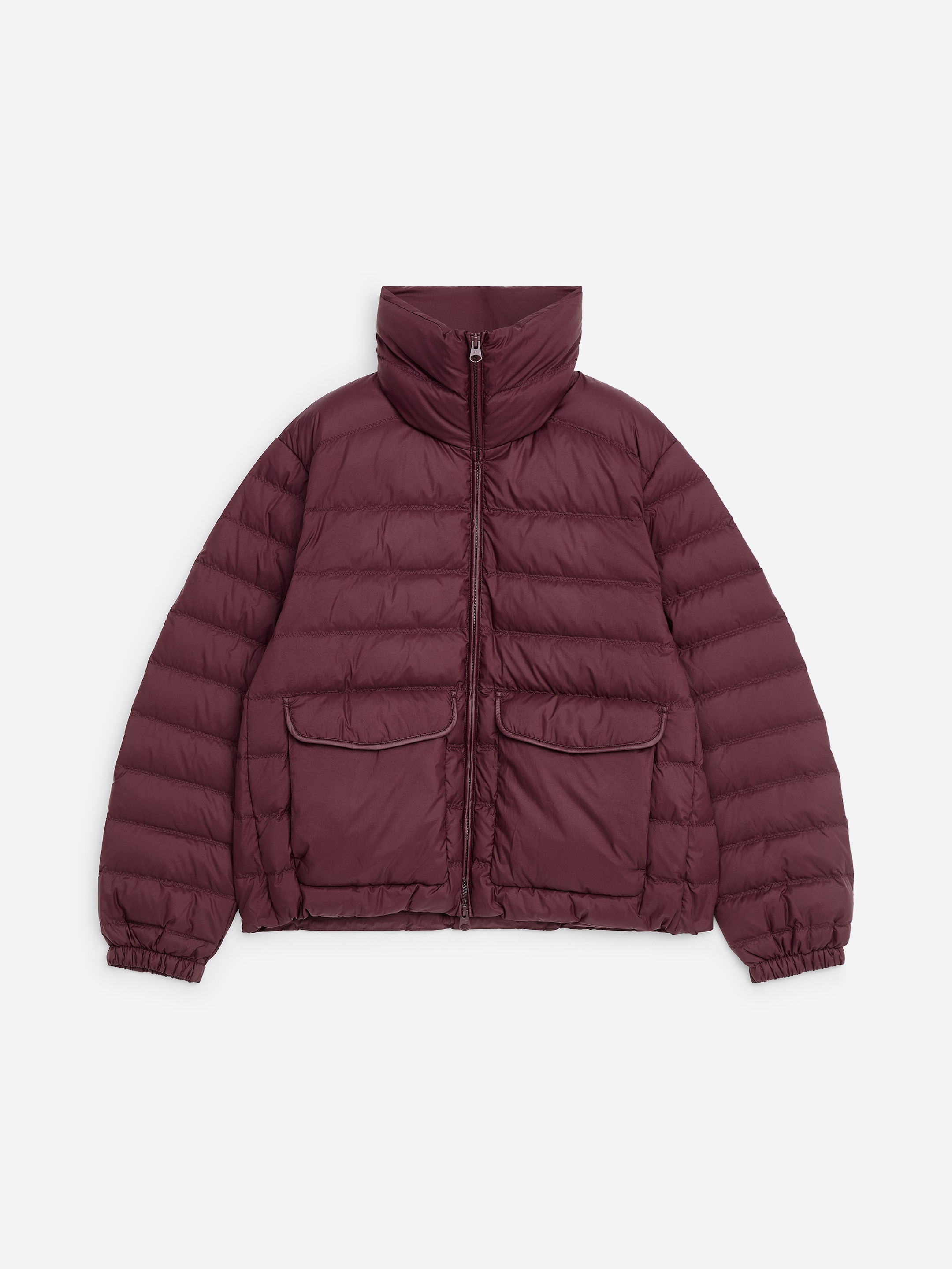 Re:Down Padded Jacket - Dark Red - Regular fit - women - StillMedia/DescriptiveStillLife - 6