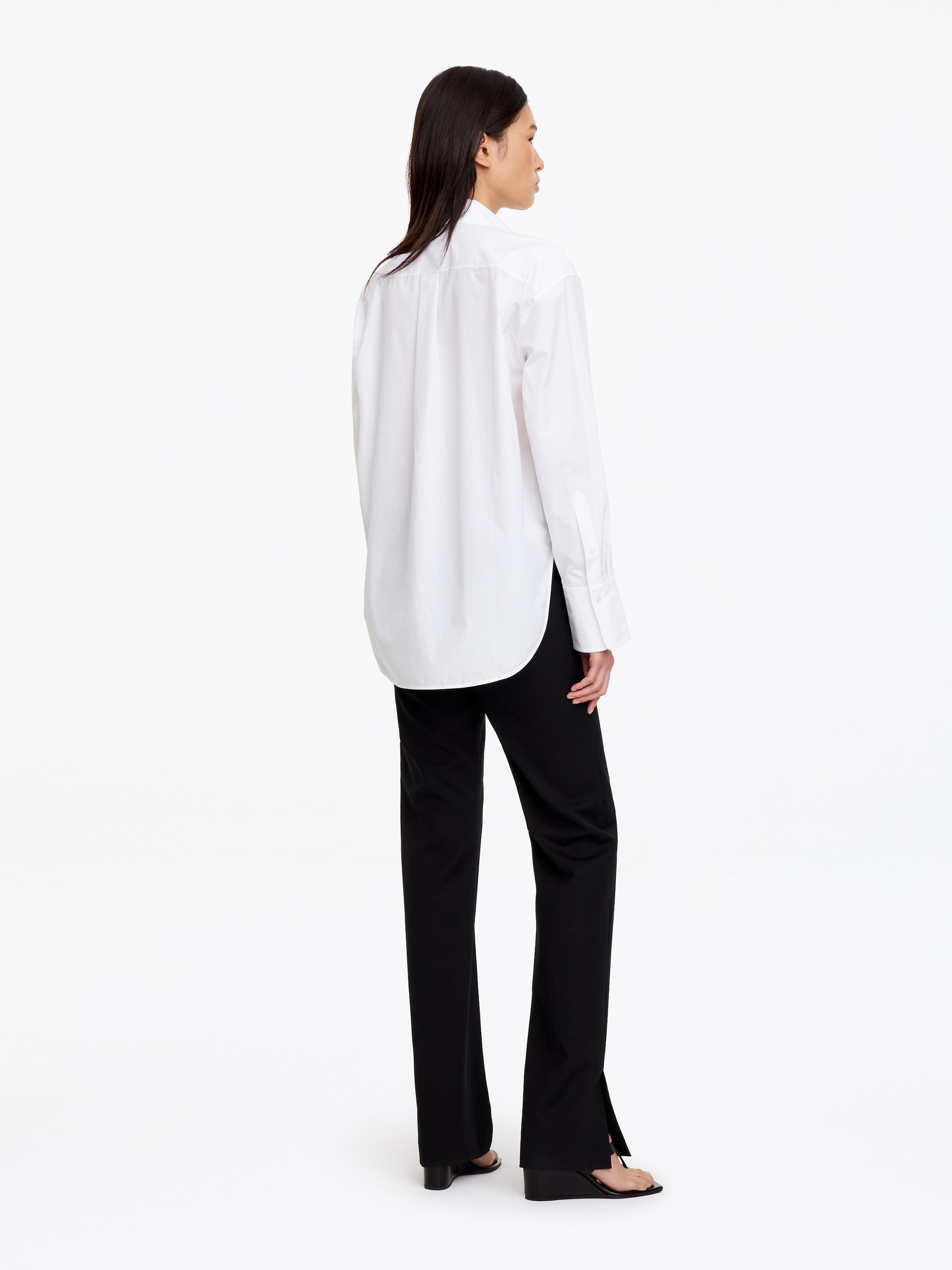 Chemise décontractée en popeline - Blanc - Loose fit - women - StillMedia/Lookbook - 2