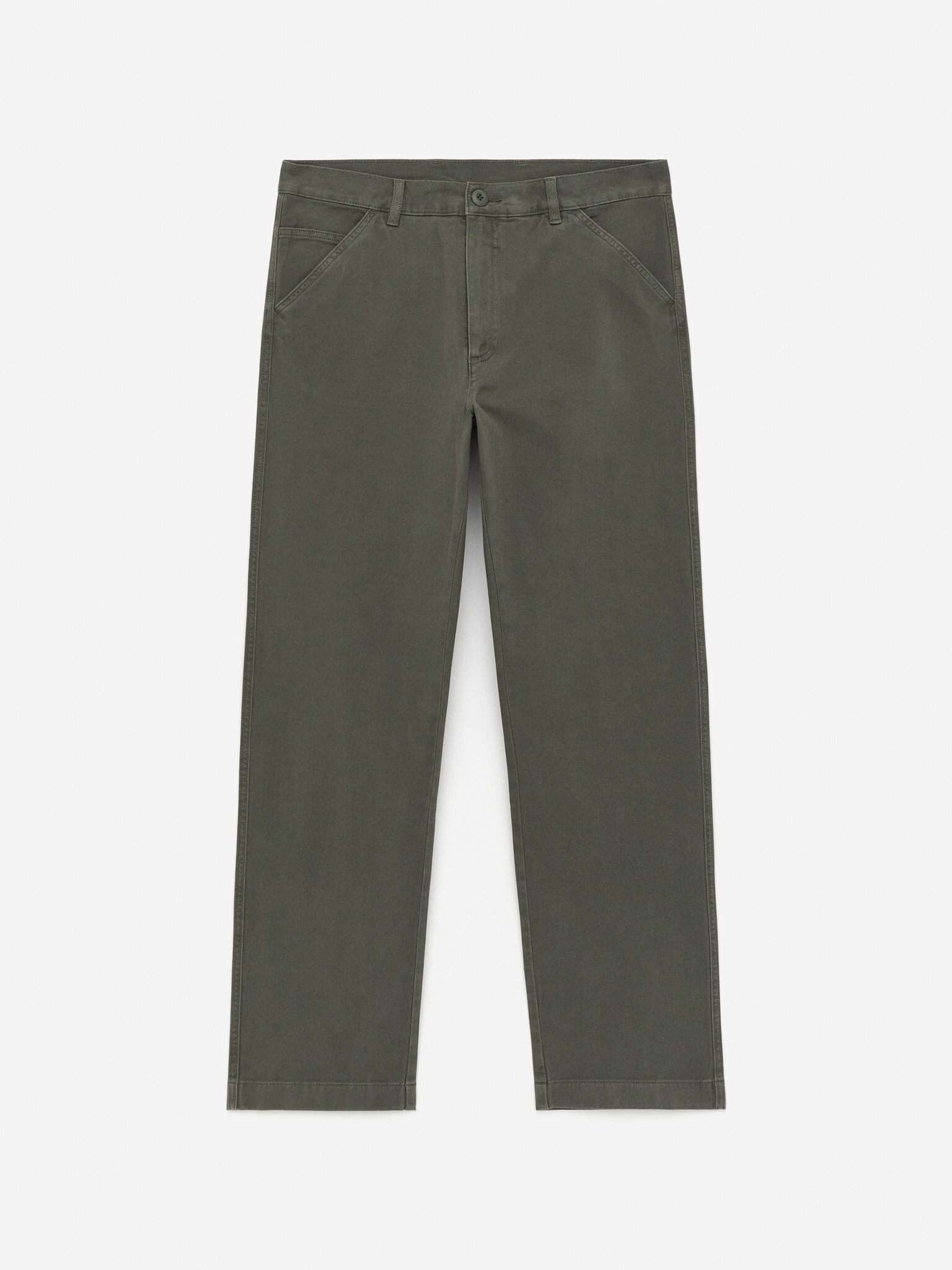 Pantalon en sergé - Vert/Bleu foncé