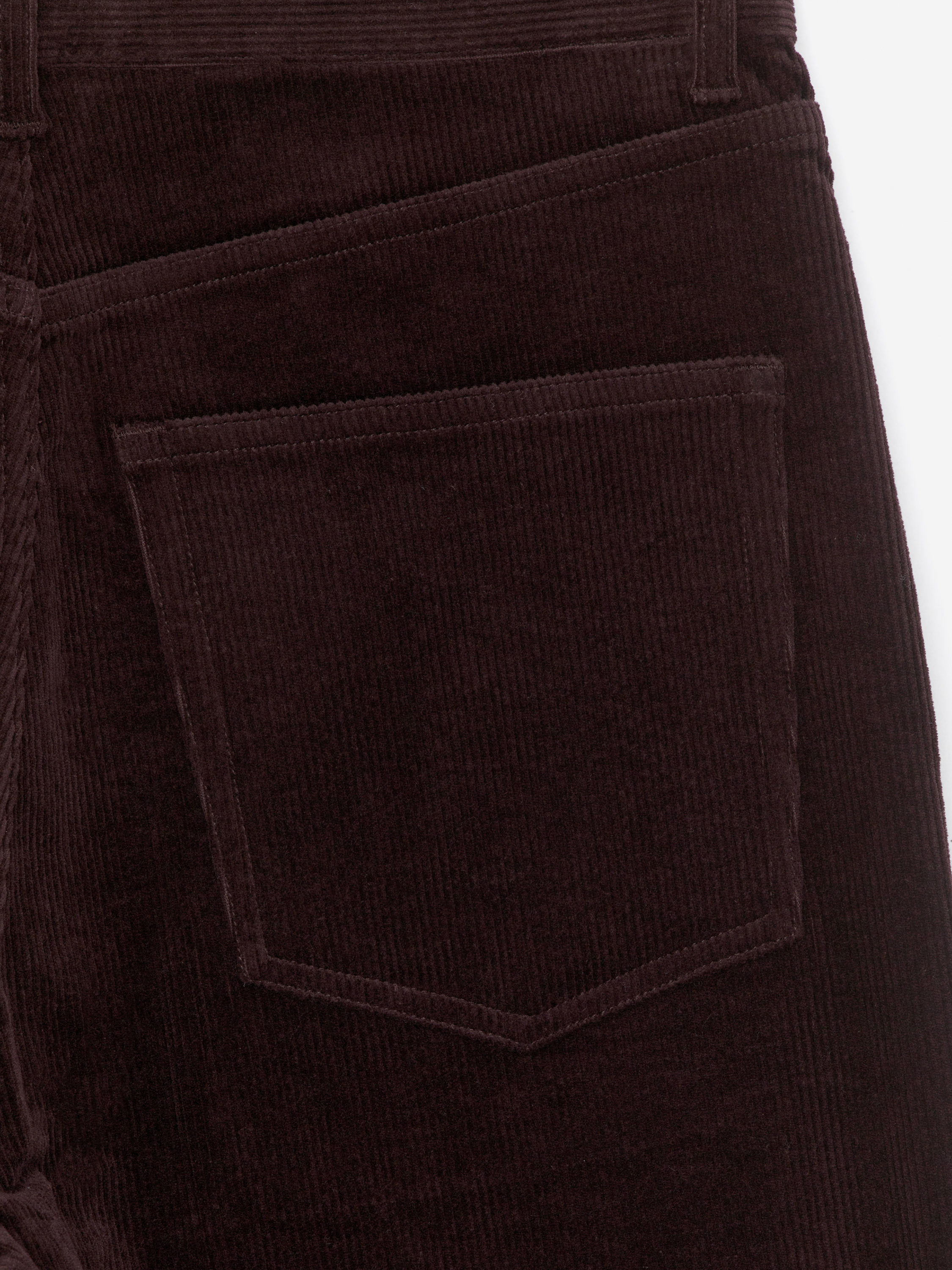 CORAL Corduroy Wide Jeans - Dark Burgundy - Relaxed fit - Women - StillMedia/DescriptiveDetail - 2