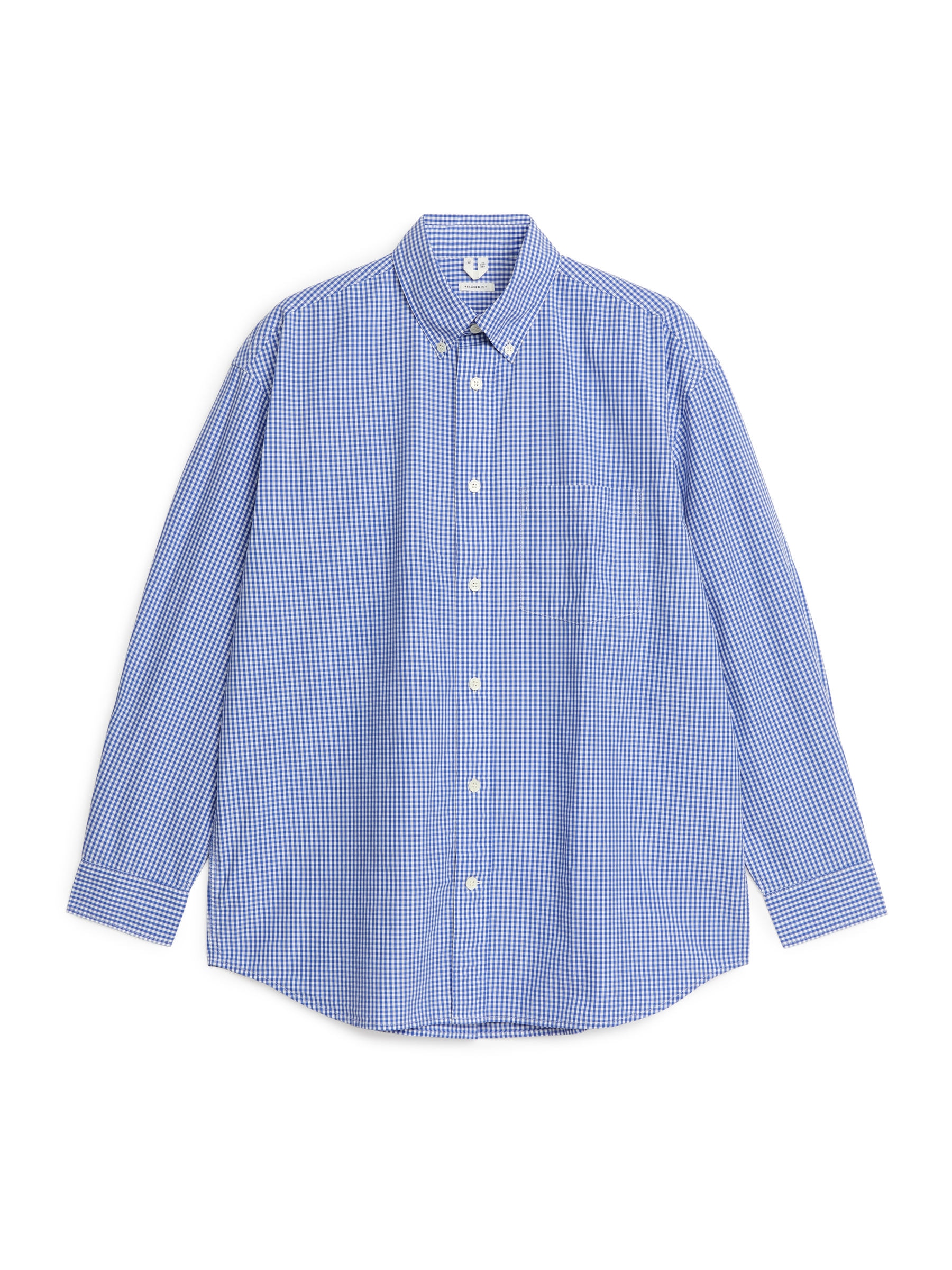Oversize-Shirt mit Vichy-Karos - Weiß/Blau - Oversize - Herren - StillMedia/DescriptiveStillLife - 1