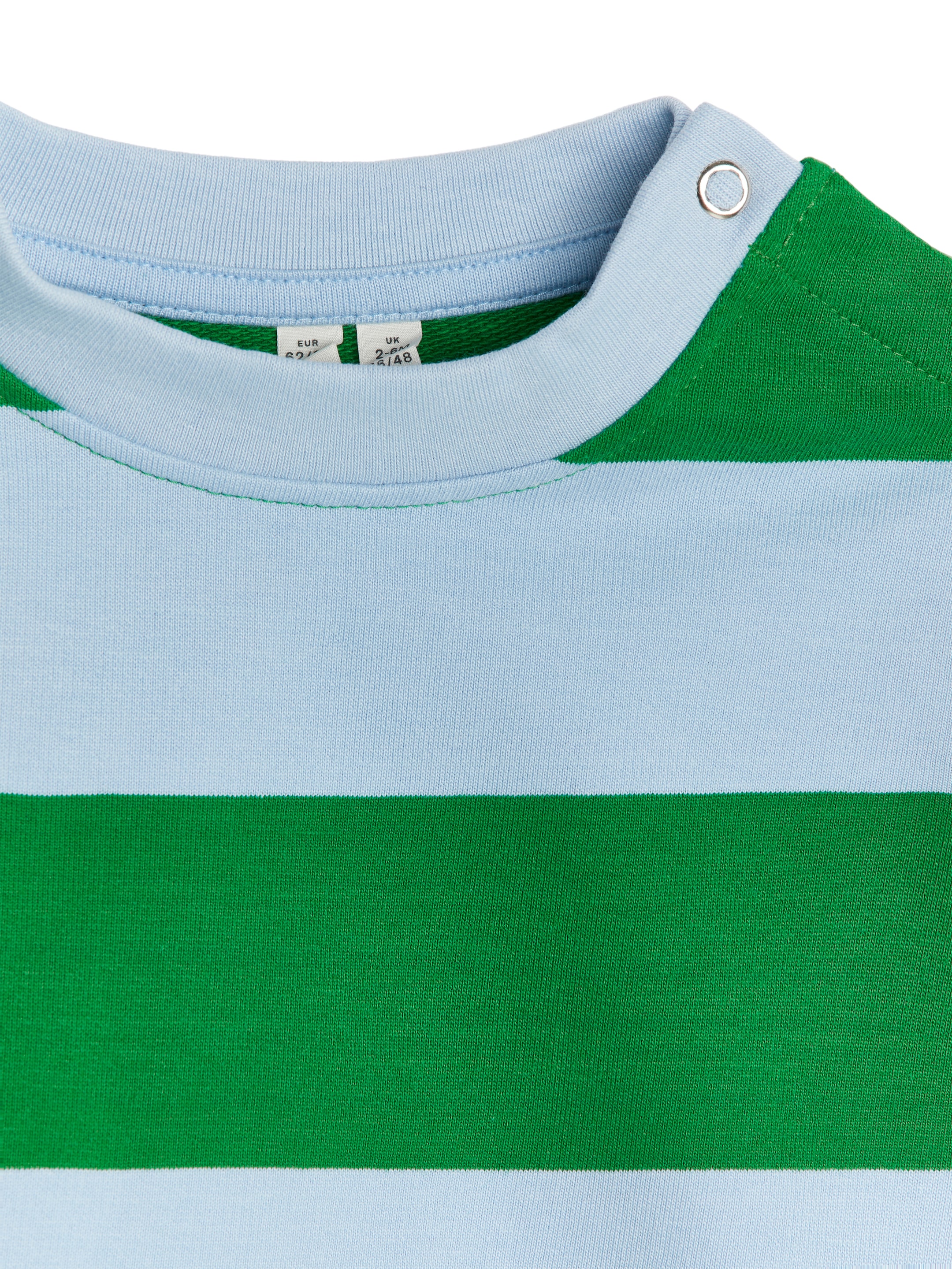 Cotton Sweatshirt - Green/Blue - Loose fit - Children - StillMedia/DescriptiveDetail - 1
