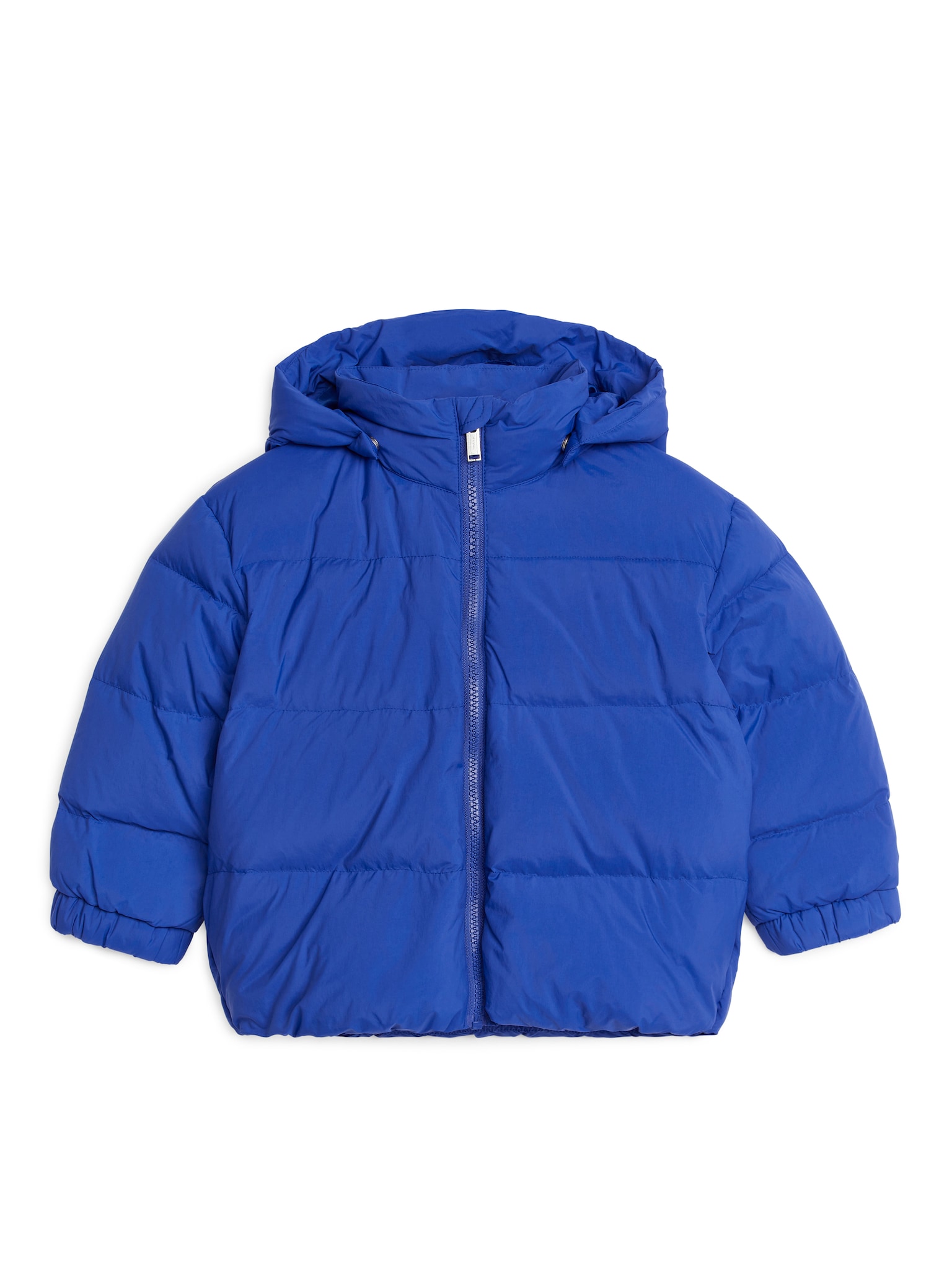 Upcycled Down Jacket - Blue/Khaki Green/Black
