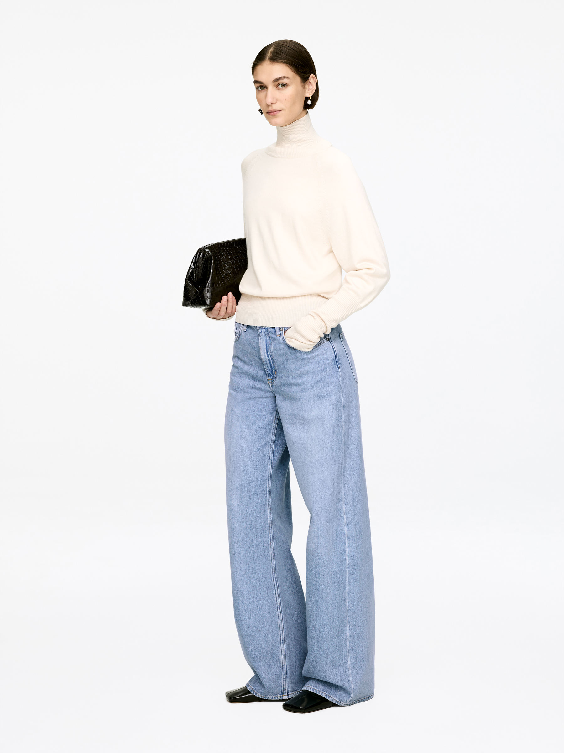 Jean large ample CLOUD - Bleu - Relaxed fit - Femme - StillMedia/Lookbook - 5