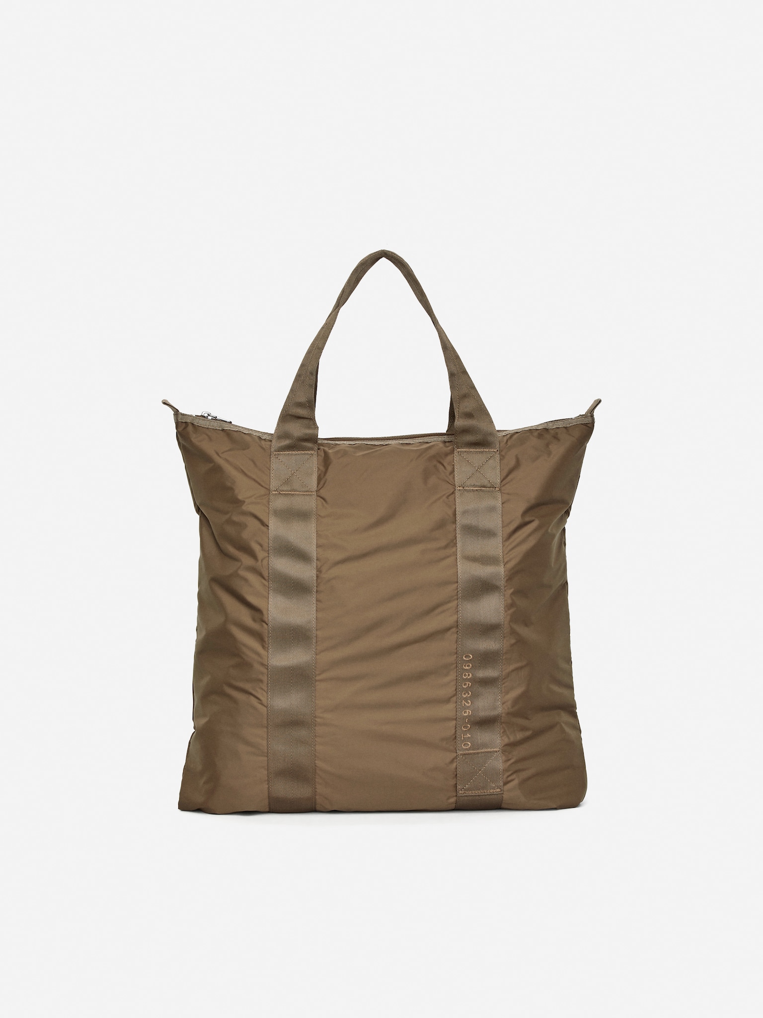 Fourre-tout pliable - Beige foncé/Vert kaki/Noir