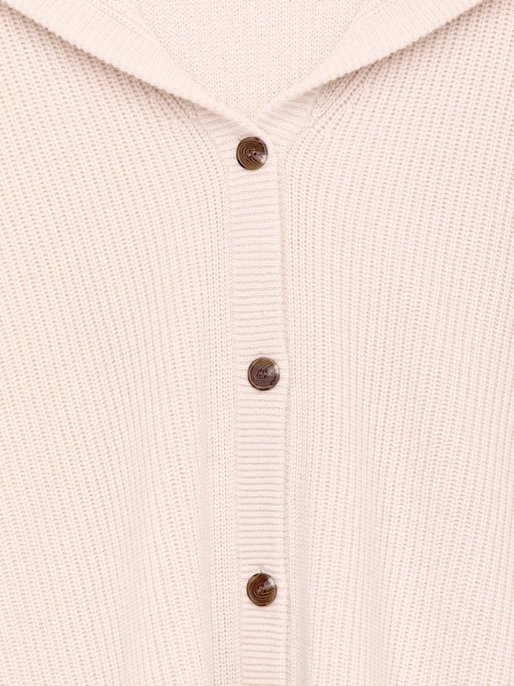 Cashmere-Wool Hooded Cardigan - Beige - Loose fit - Women - StillMedia/DescriptiveDetail - 2