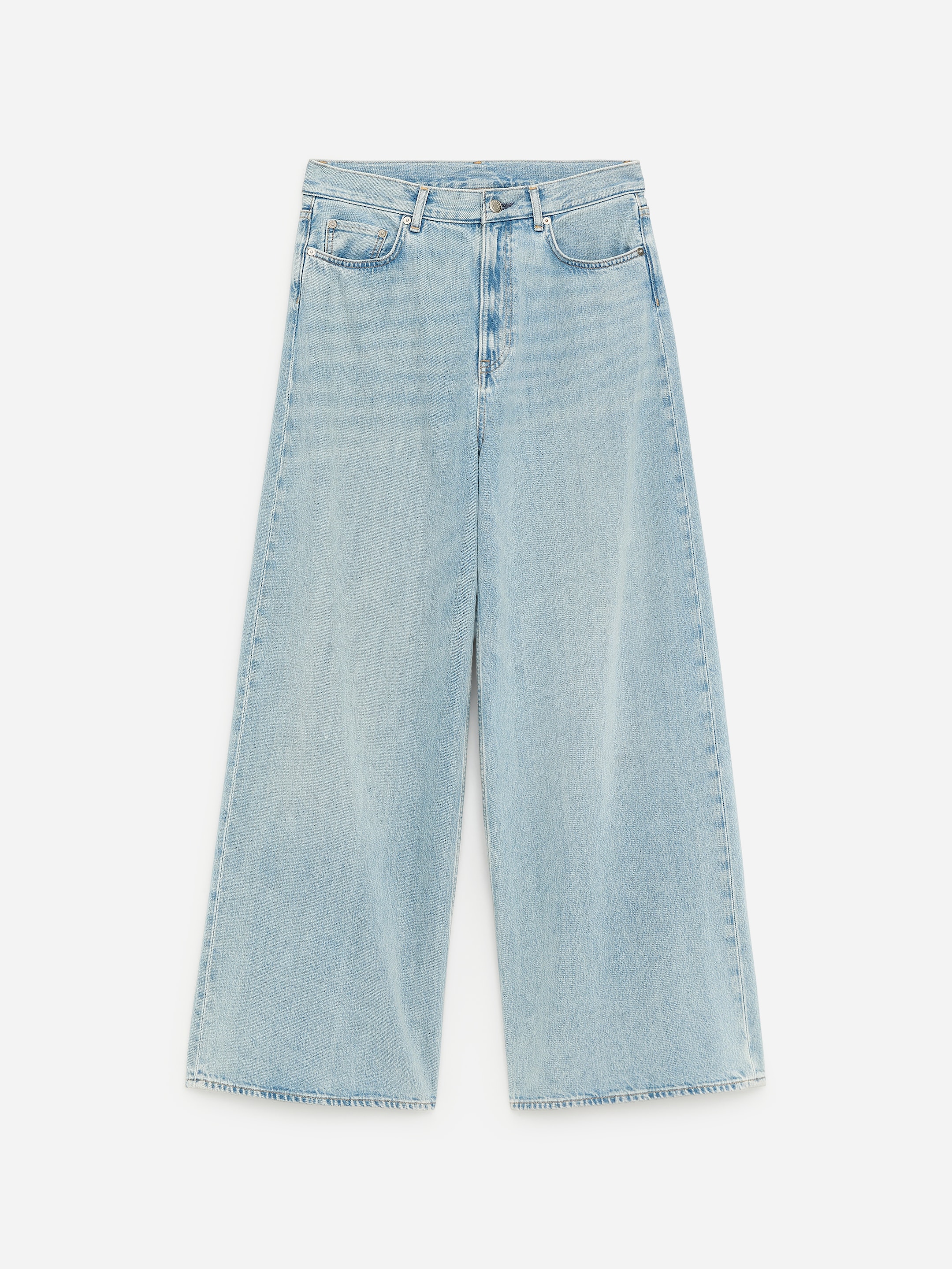CEDAR Oversized Wide Jeans-Blue-18548