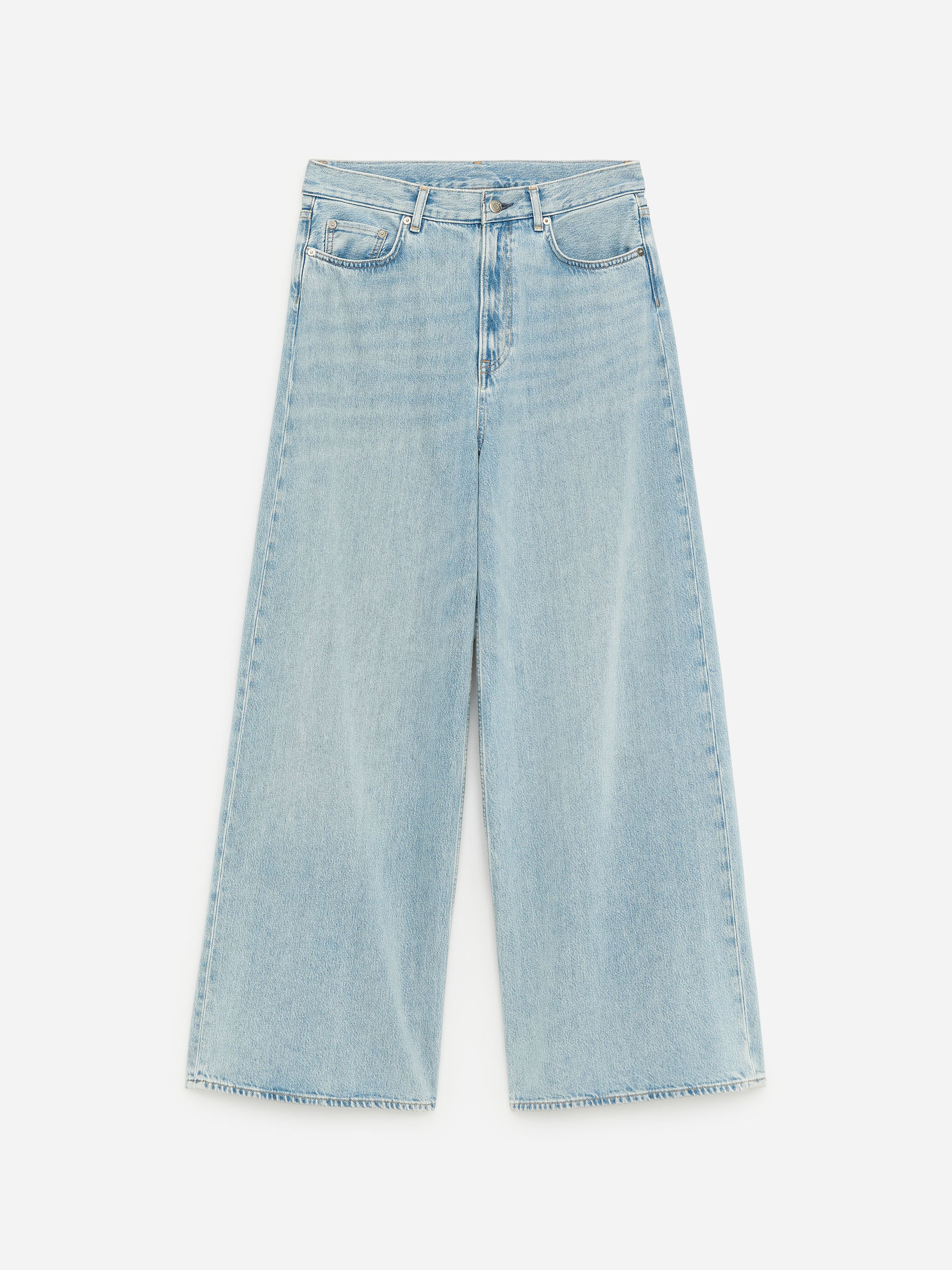 CEDAR Oversized Wide Jeans-Blue-18548