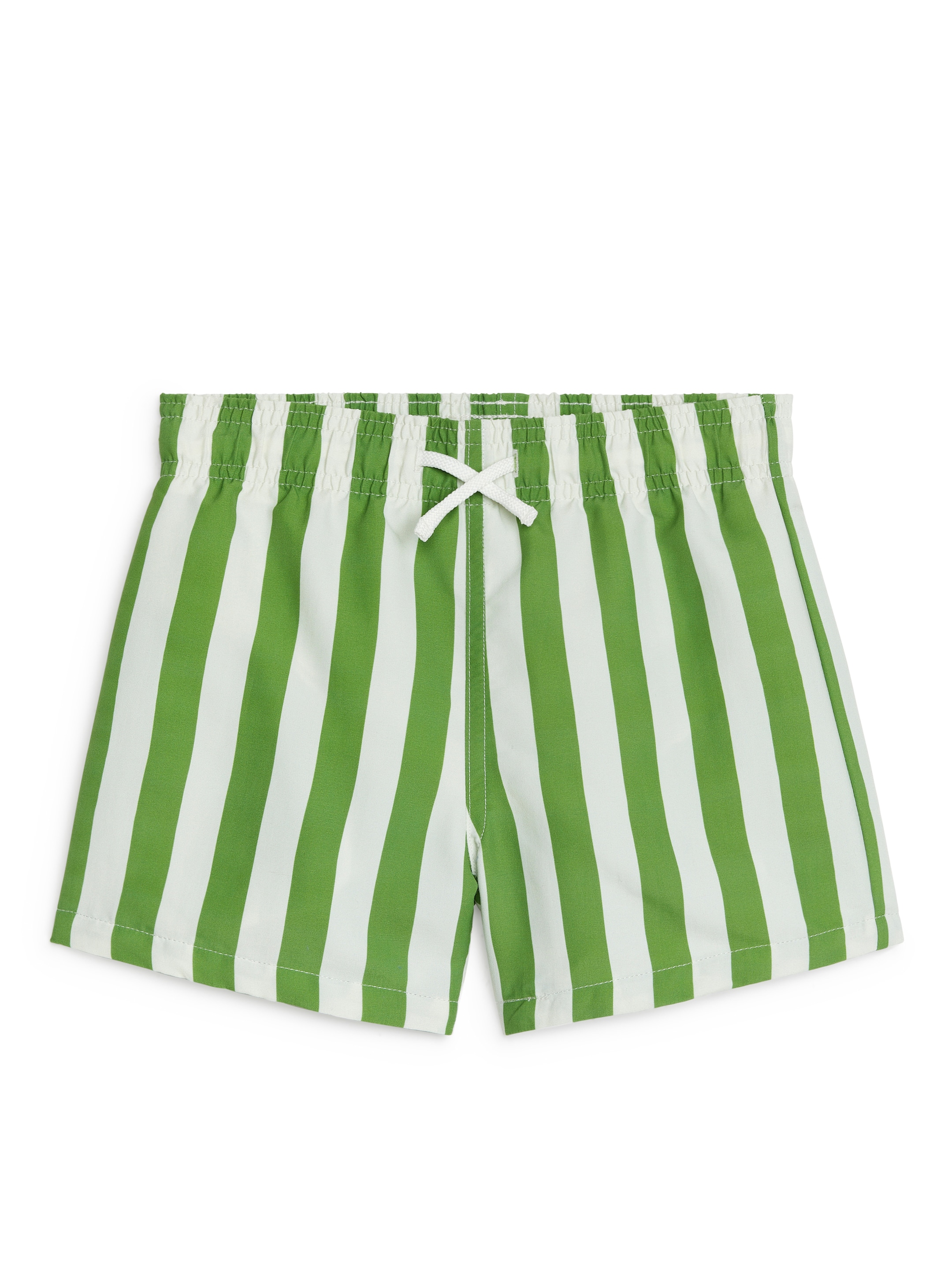 Badshorts - Vit/grön - Relaxed fit - Children - StillMedia/DescriptiveStillLife - 1