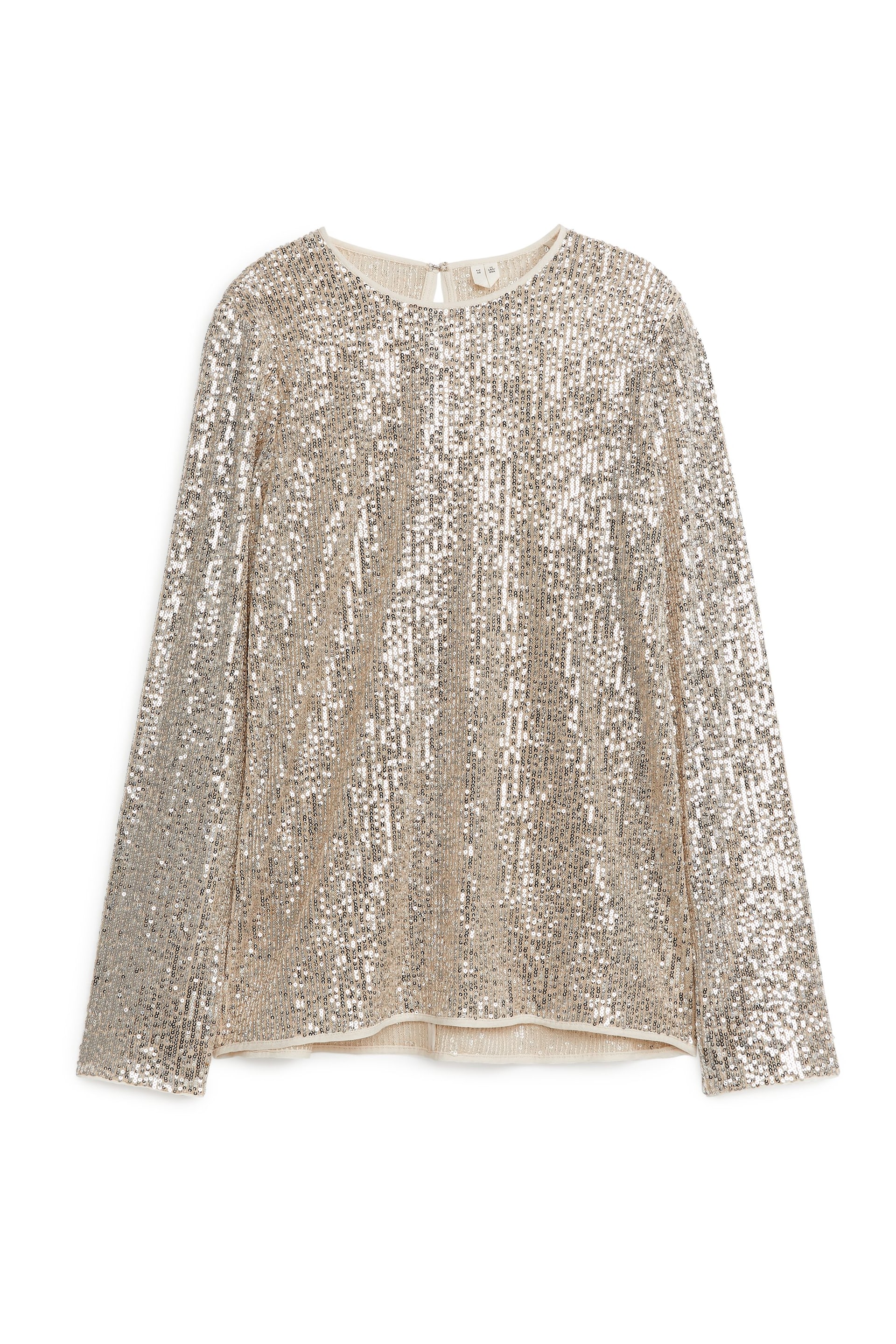 View larger image: Sequin Top - Silver - Ladies | H&M GB 1