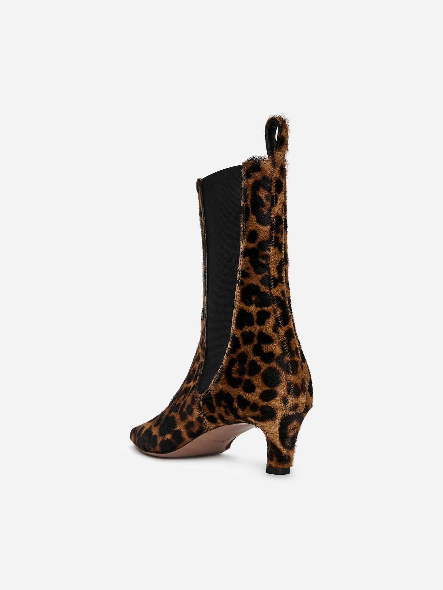 Bottines effet crin - Beige/Noir - 7