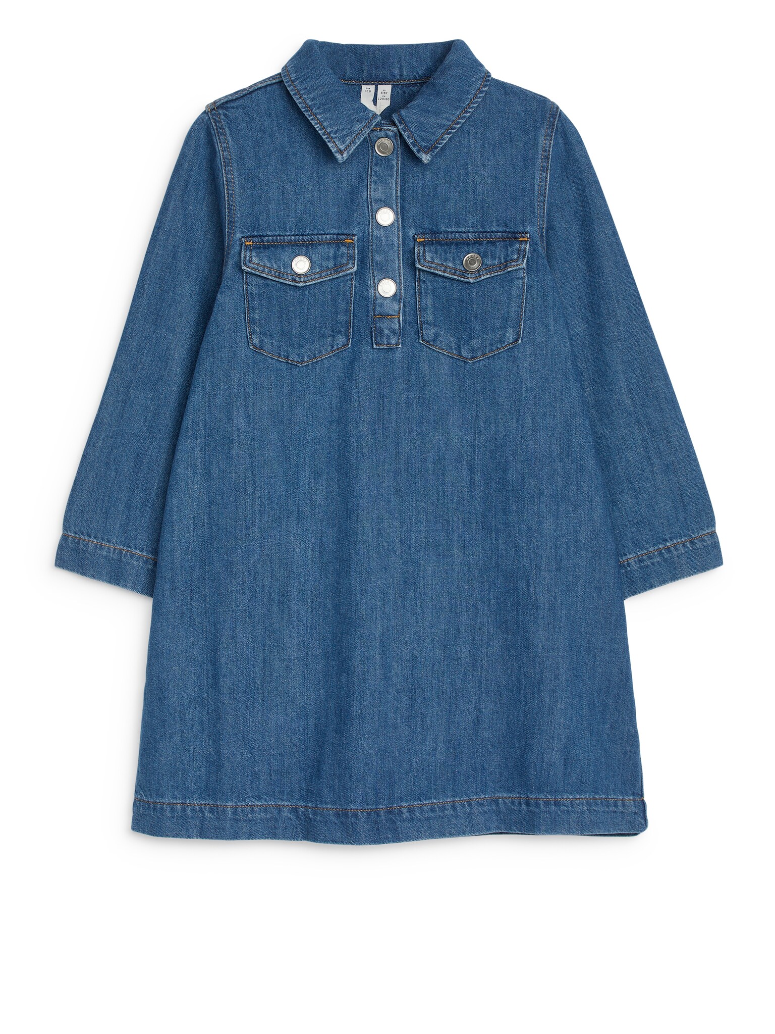 Jeanskleid aus Baumwolle - Blau