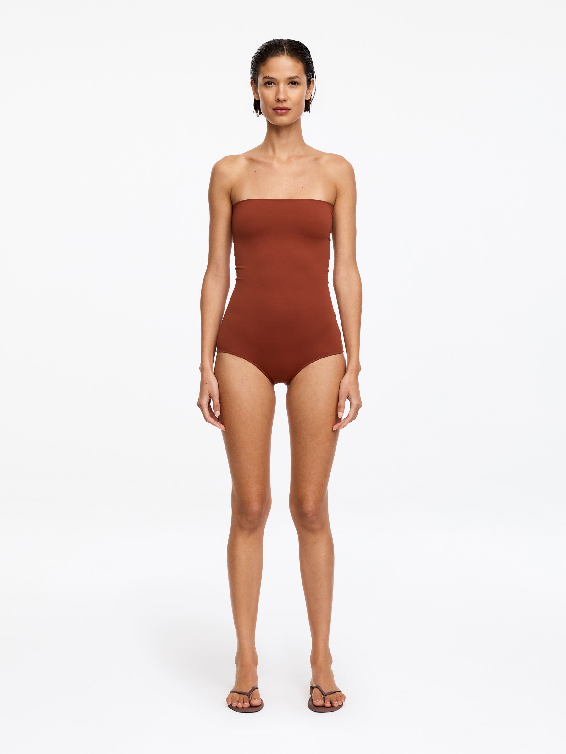 Bikinihose mit Umschlagbund - Braun - Women - StillMedia/Lookbook - 6