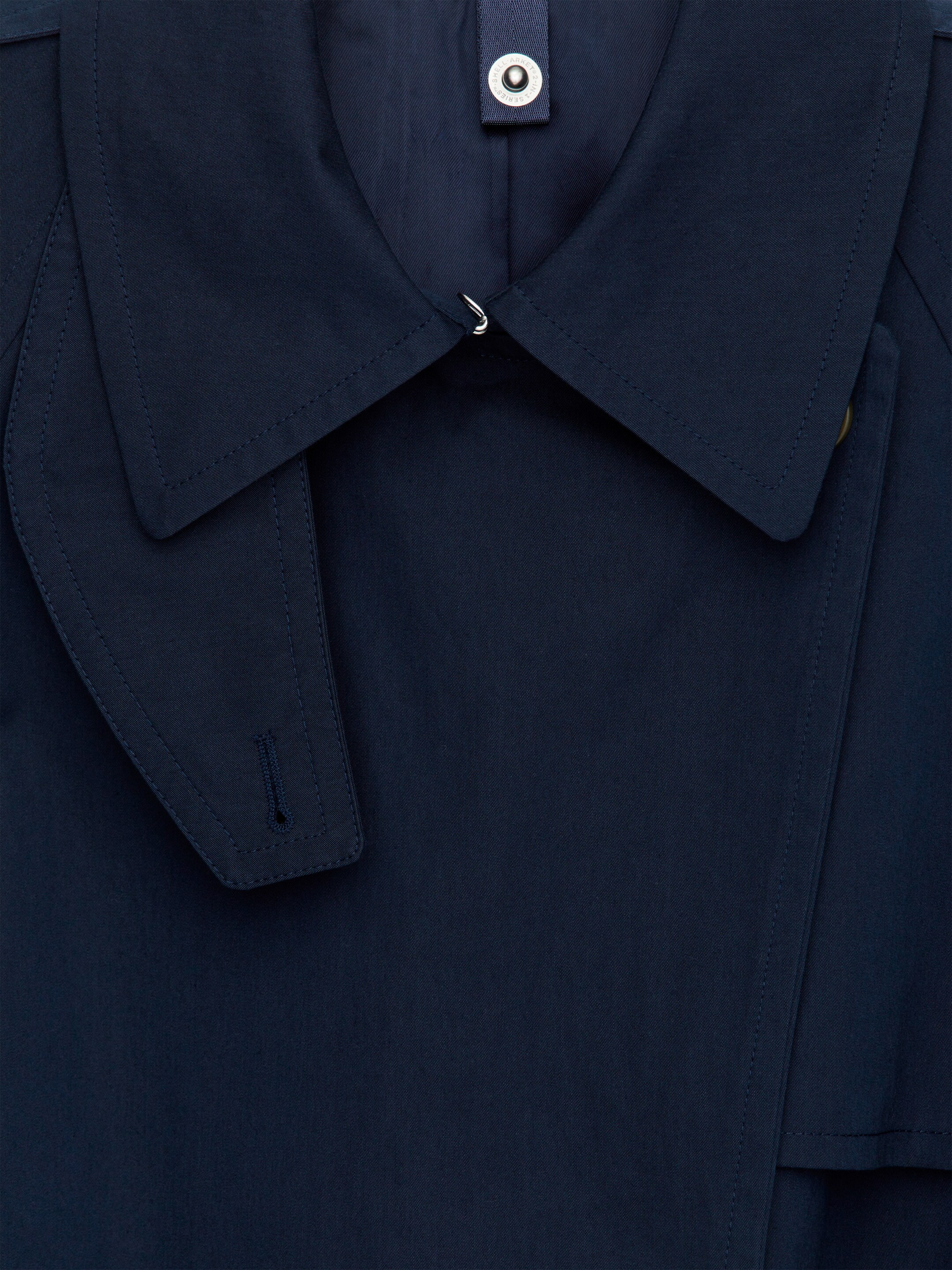 Visa större bild: 2-in 1-trenchcoat - Mörkblå - DAM | H&M SE 5