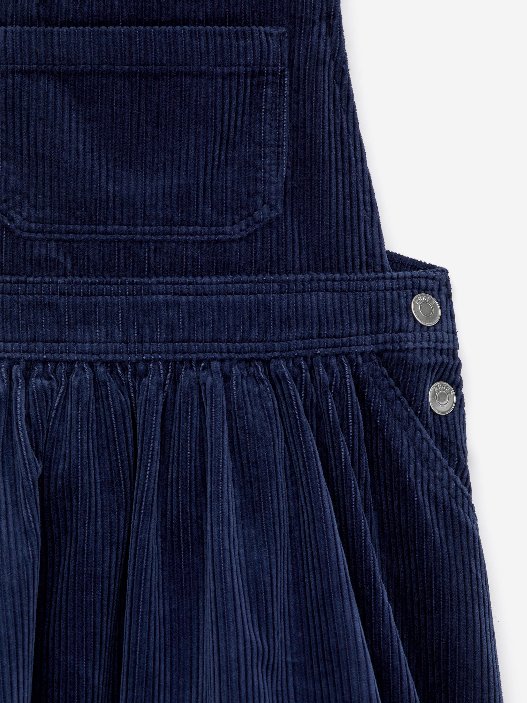 Corduroy Dungaree Dress - Dark Blue - Regular fit - Children - StillMedia/DescriptiveDetail - 3