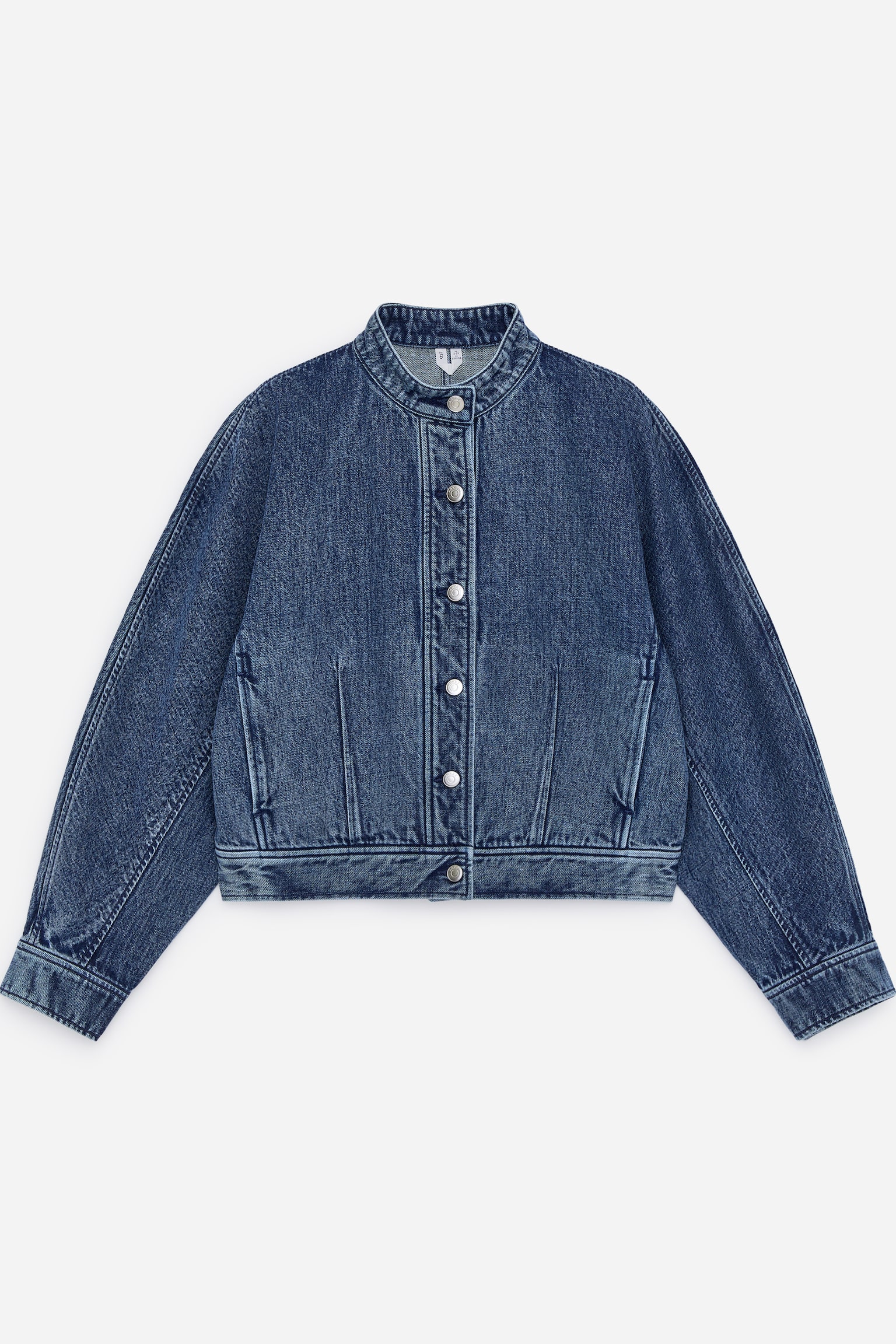Overshirt in denim - Blu - 2