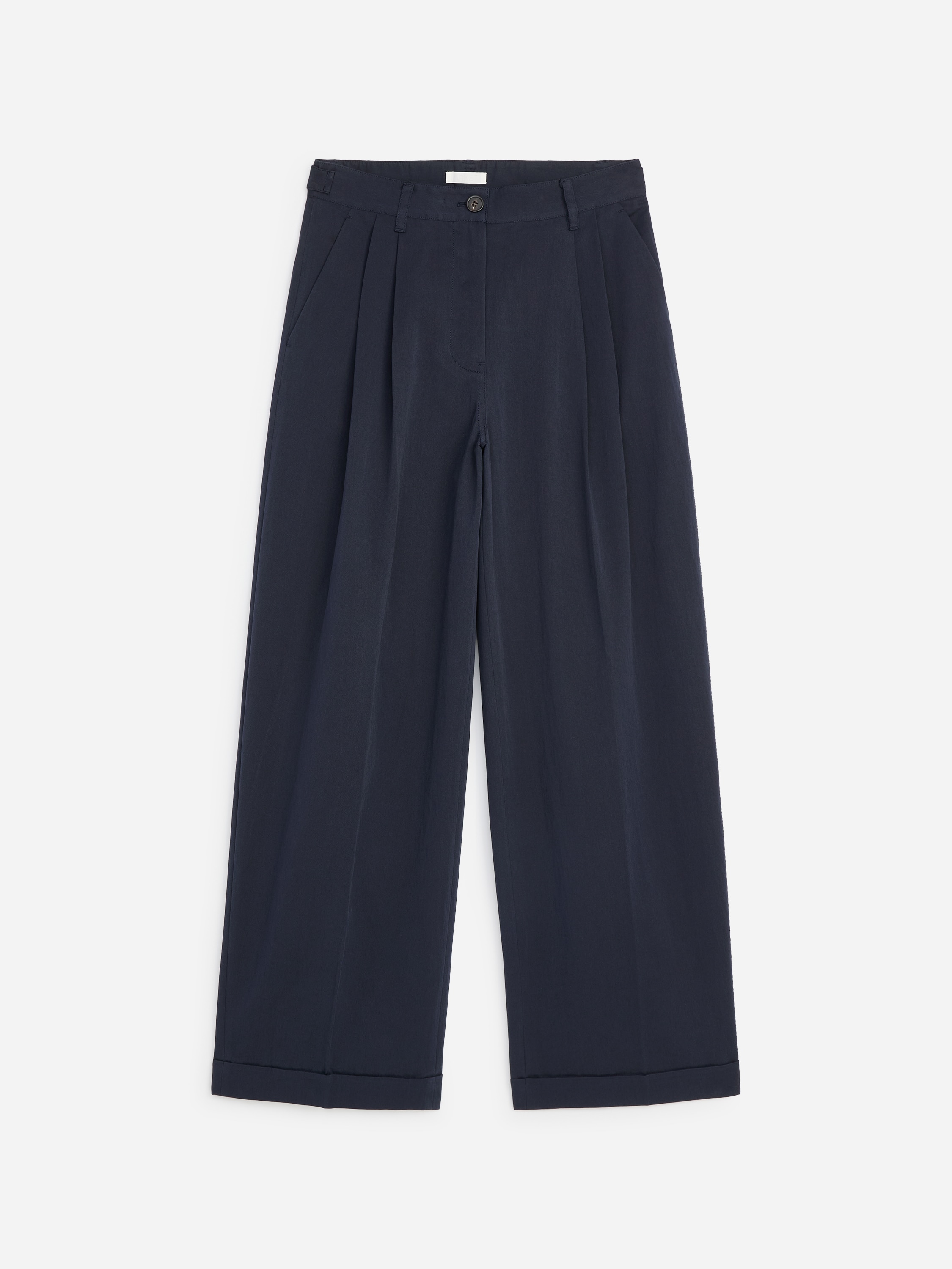 Relaxed Chino Trousers - Dark Blue