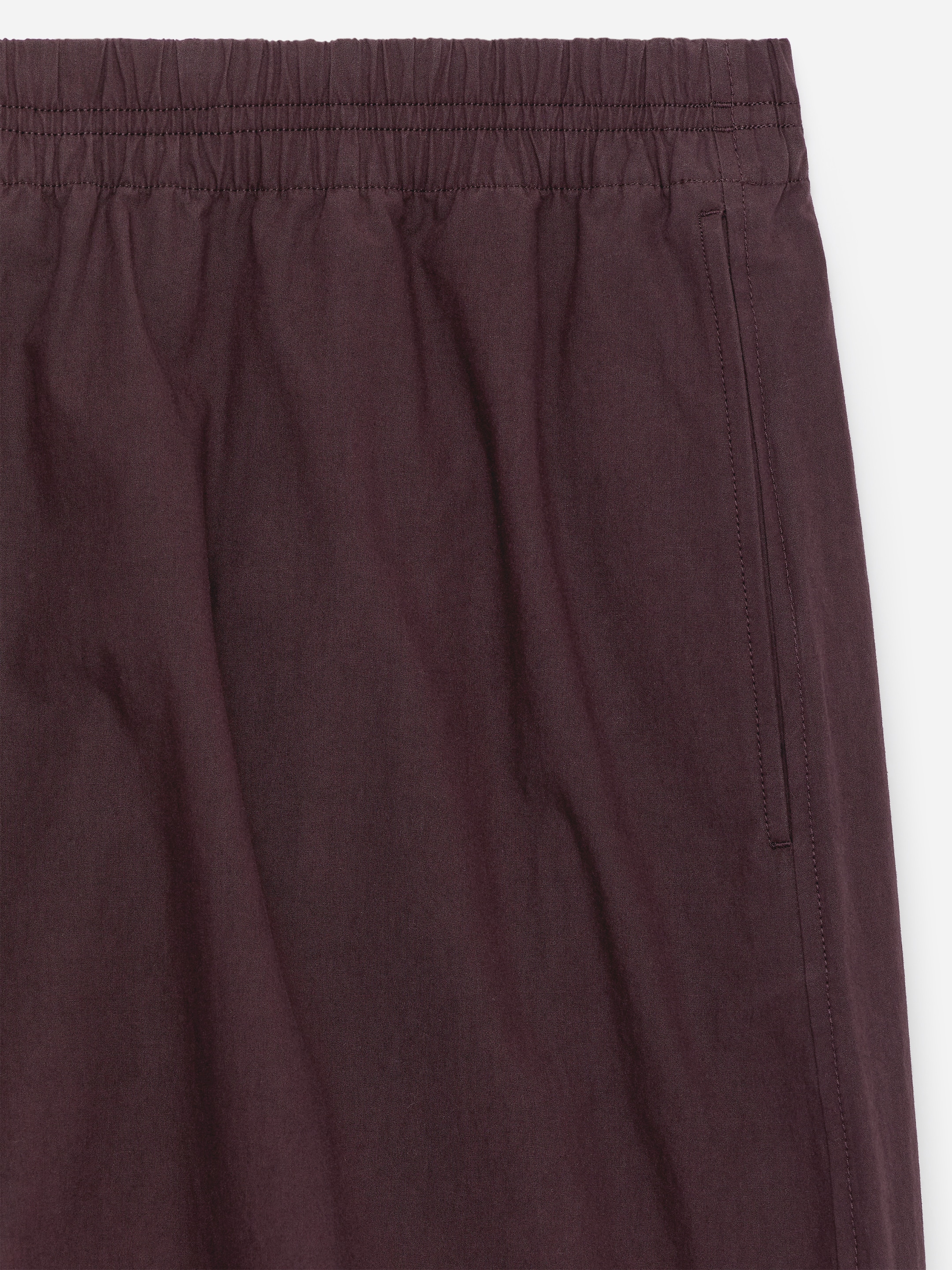 Barrel-Leg Cotton Trousers - Dark Brown - Loose fit - Women - StillMedia/DescriptiveStillLife - 1