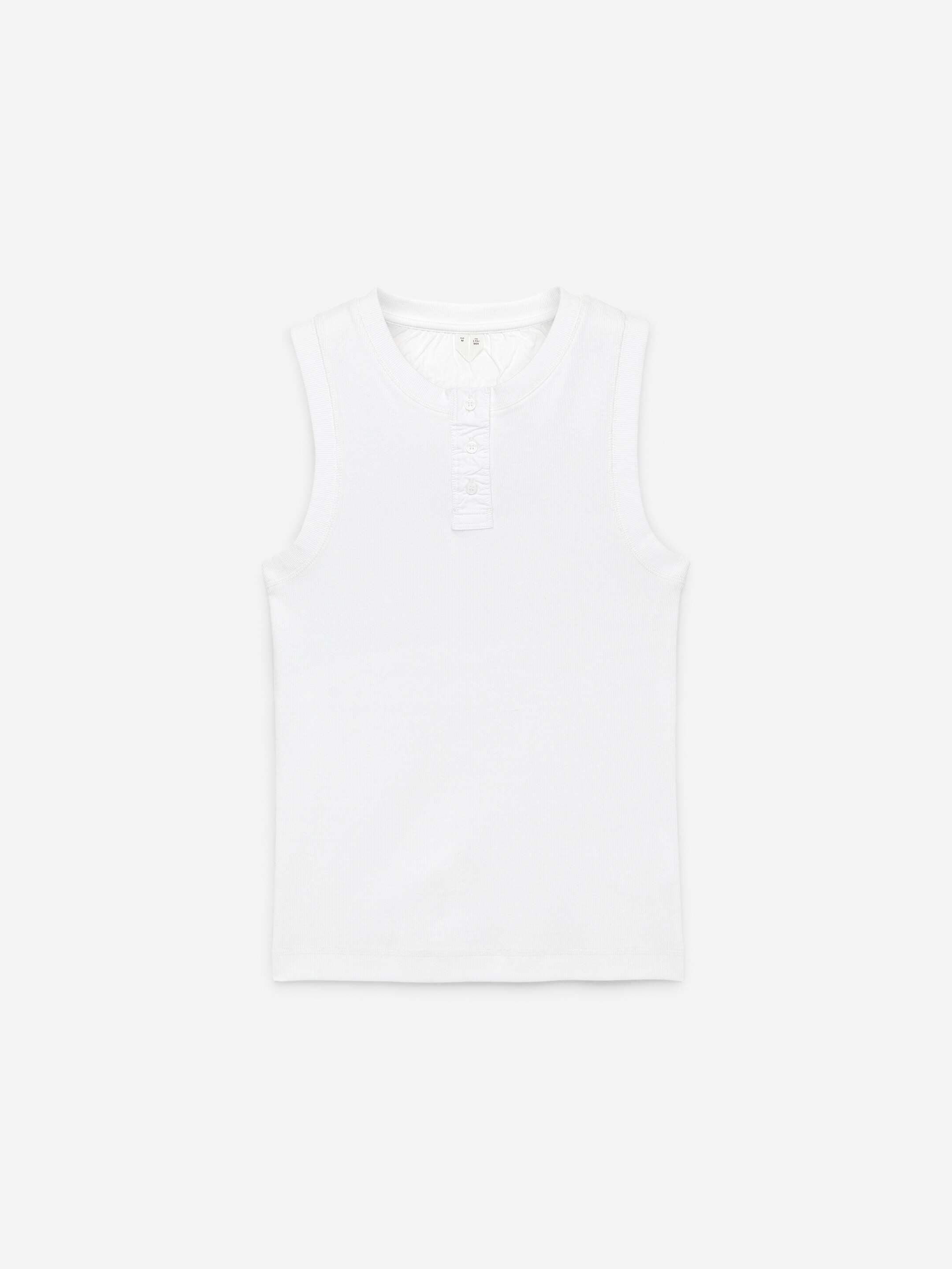 Ver imagem maior: Top canelado - Branco - SENHORA | H&M PT 5