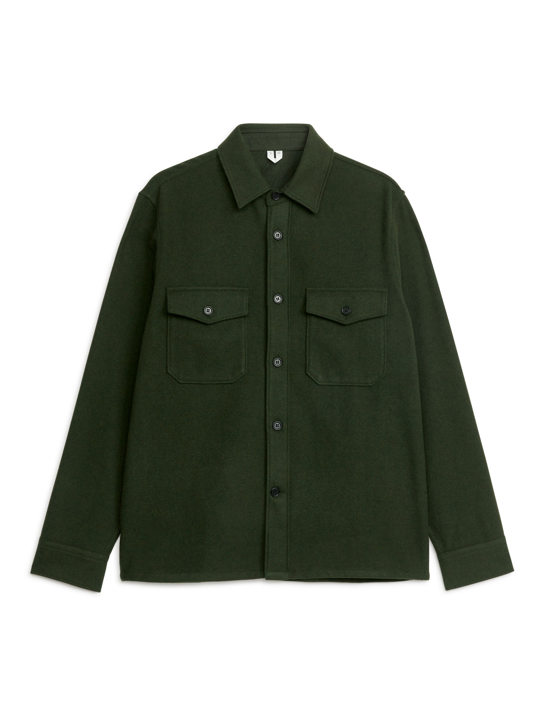 Overshirt aus Wolle - Dunkelgrün - Regular Fit - Herren - StillMedia/DescriptiveStillLife - 2