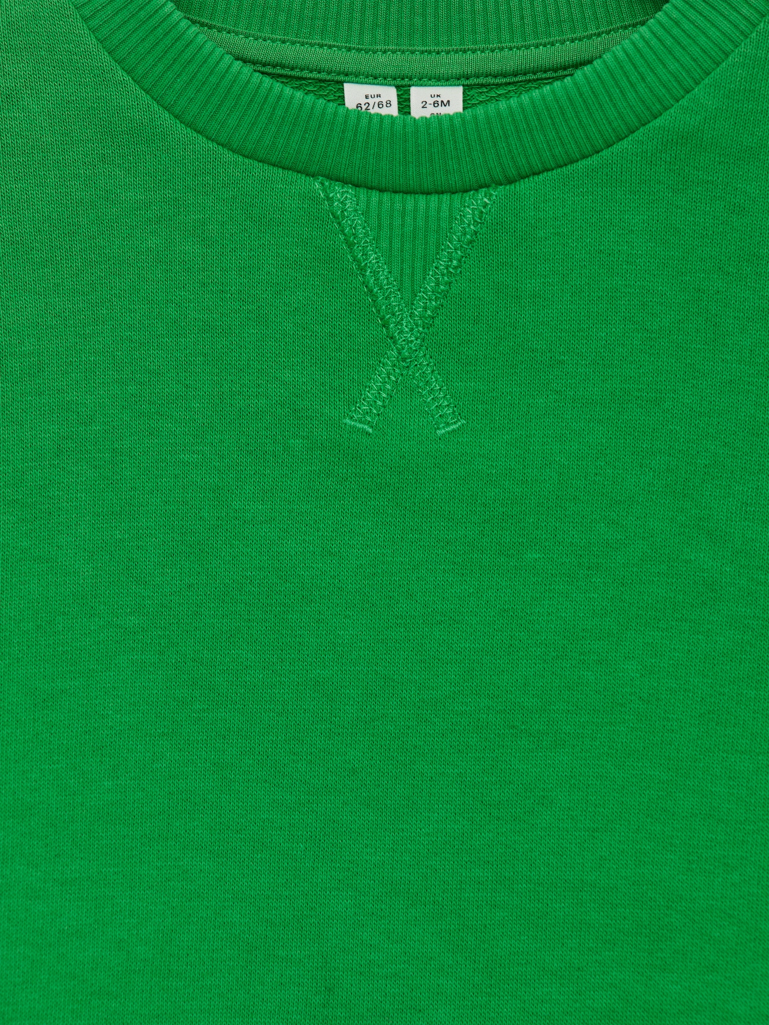 Sweatshirt aus Baumwolle - Grün/Beige - 3