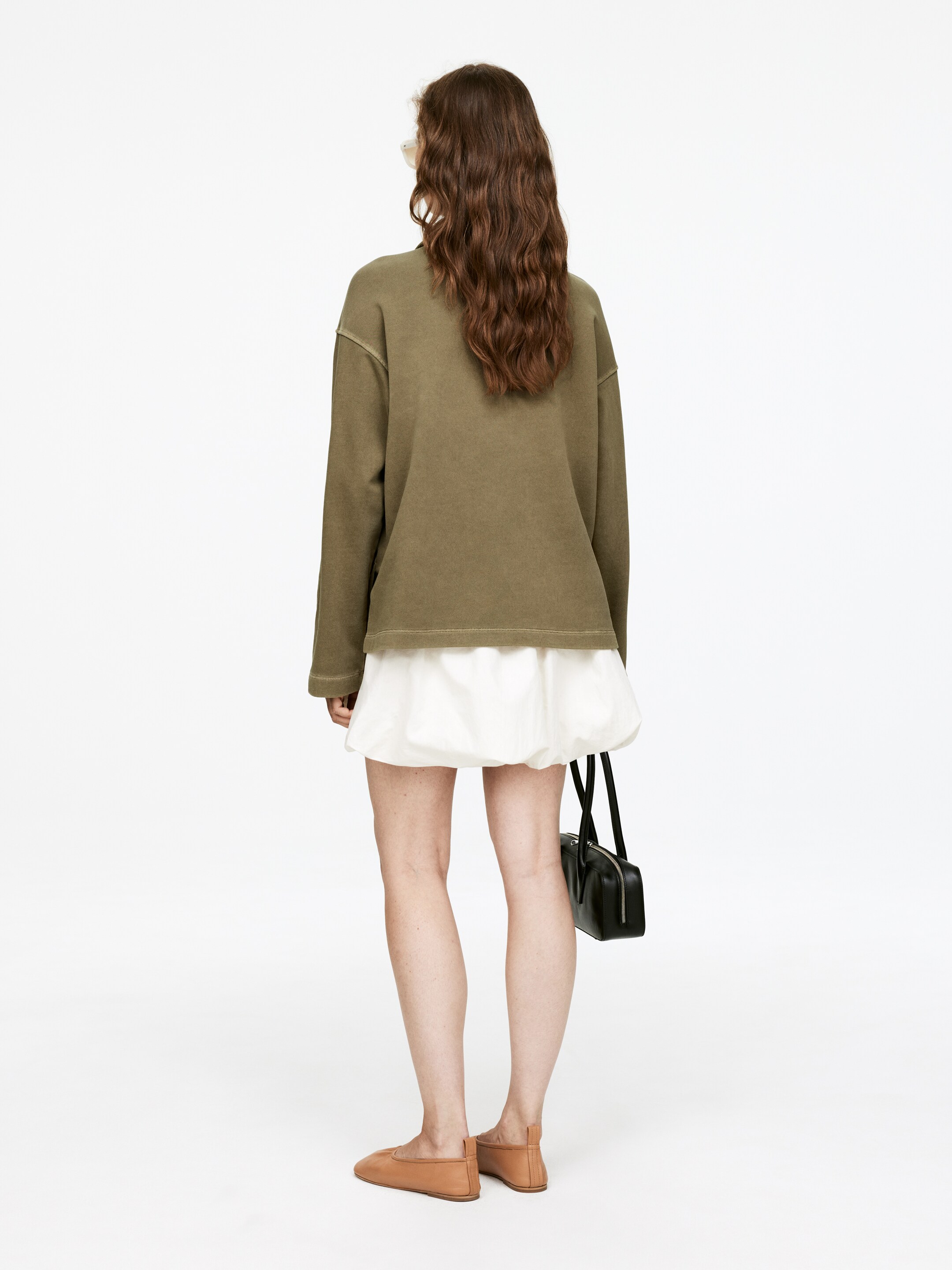 Visualizza immagine più grande: Felpa in stile polo - Verde kaki - DONNA | H&M IT 4
