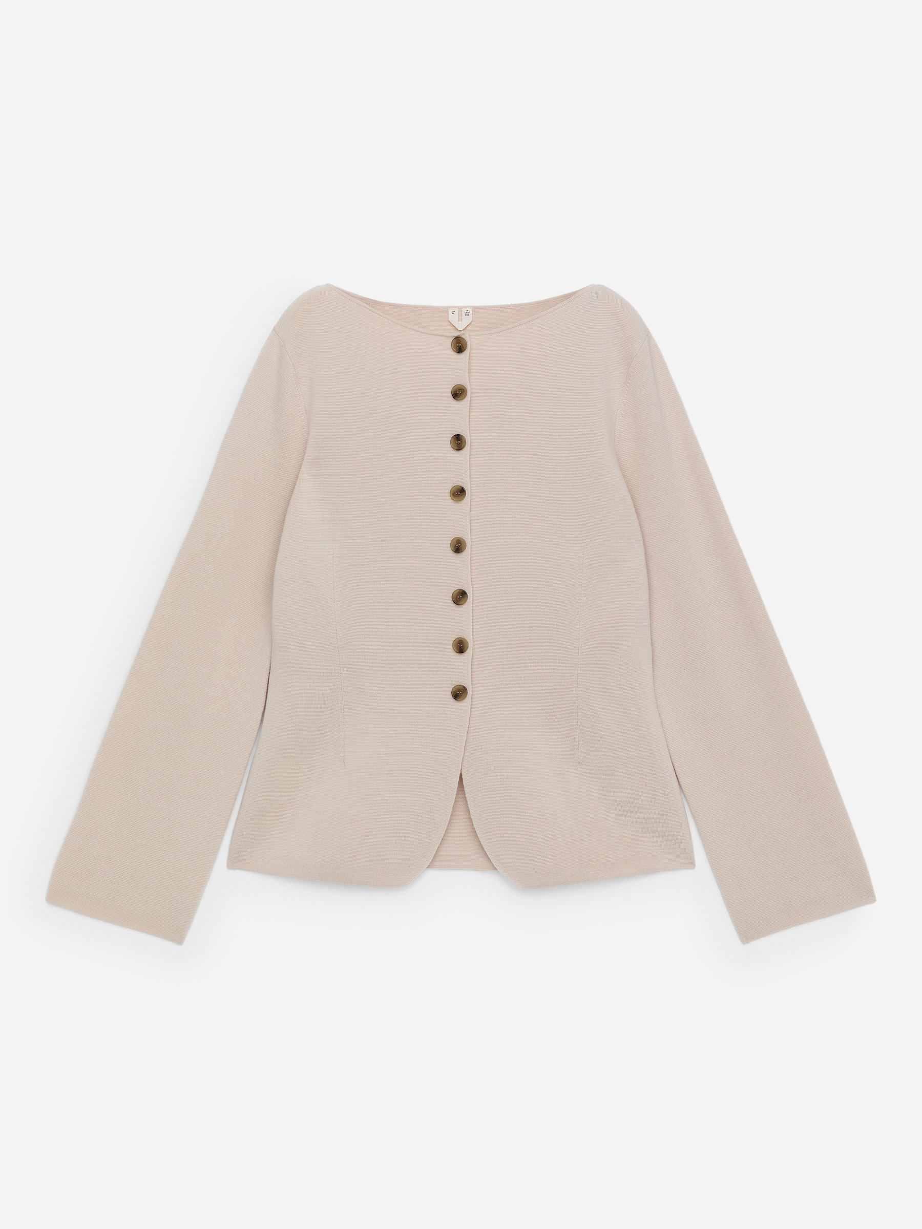 Strickjacke aus Merinowolle - Beige - Slim Fit - Women - StillMedia/DescriptiveStillLife - 2