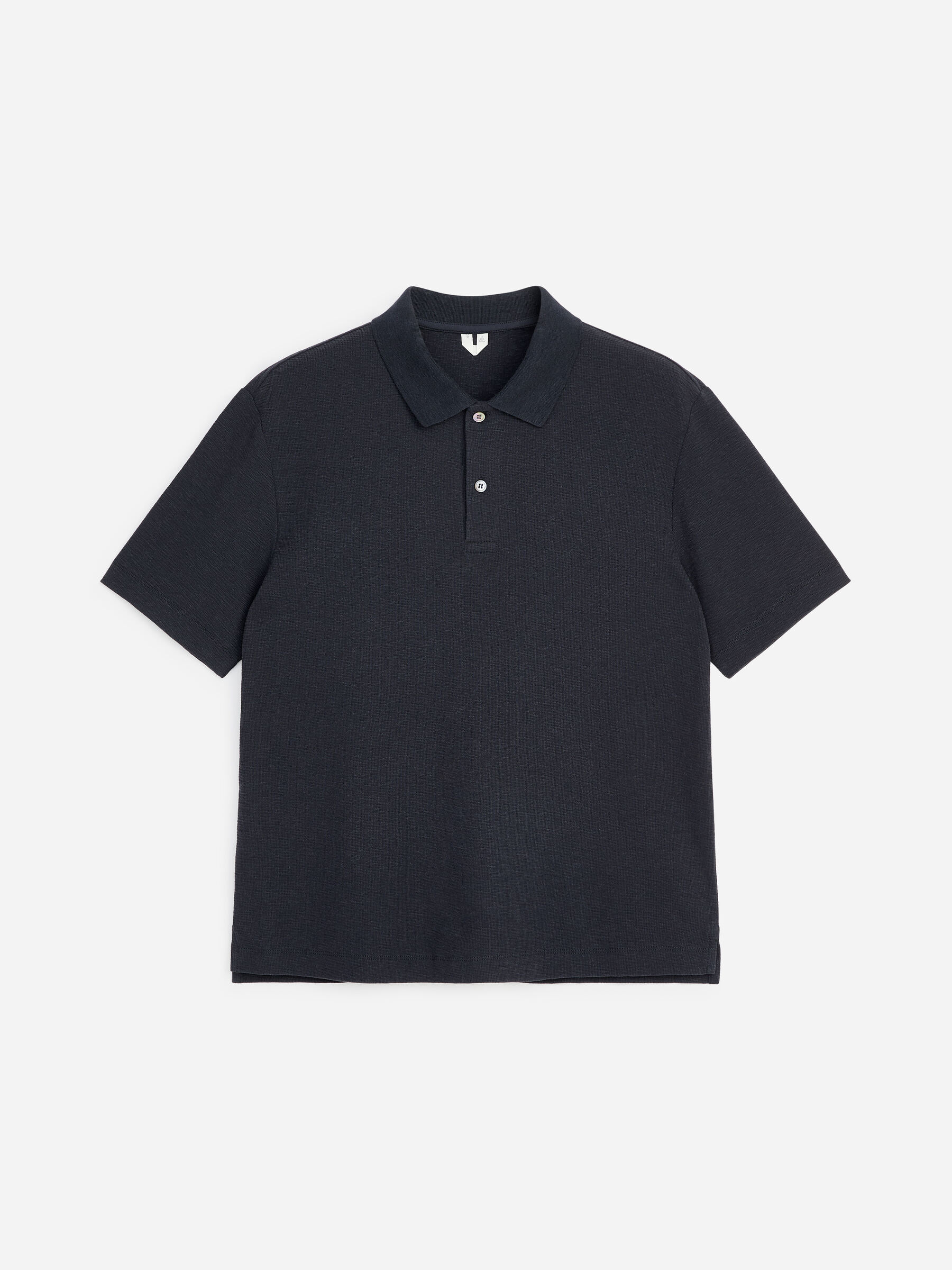 Poloshirt aus Baumwoll-Leinen-#232329-19732