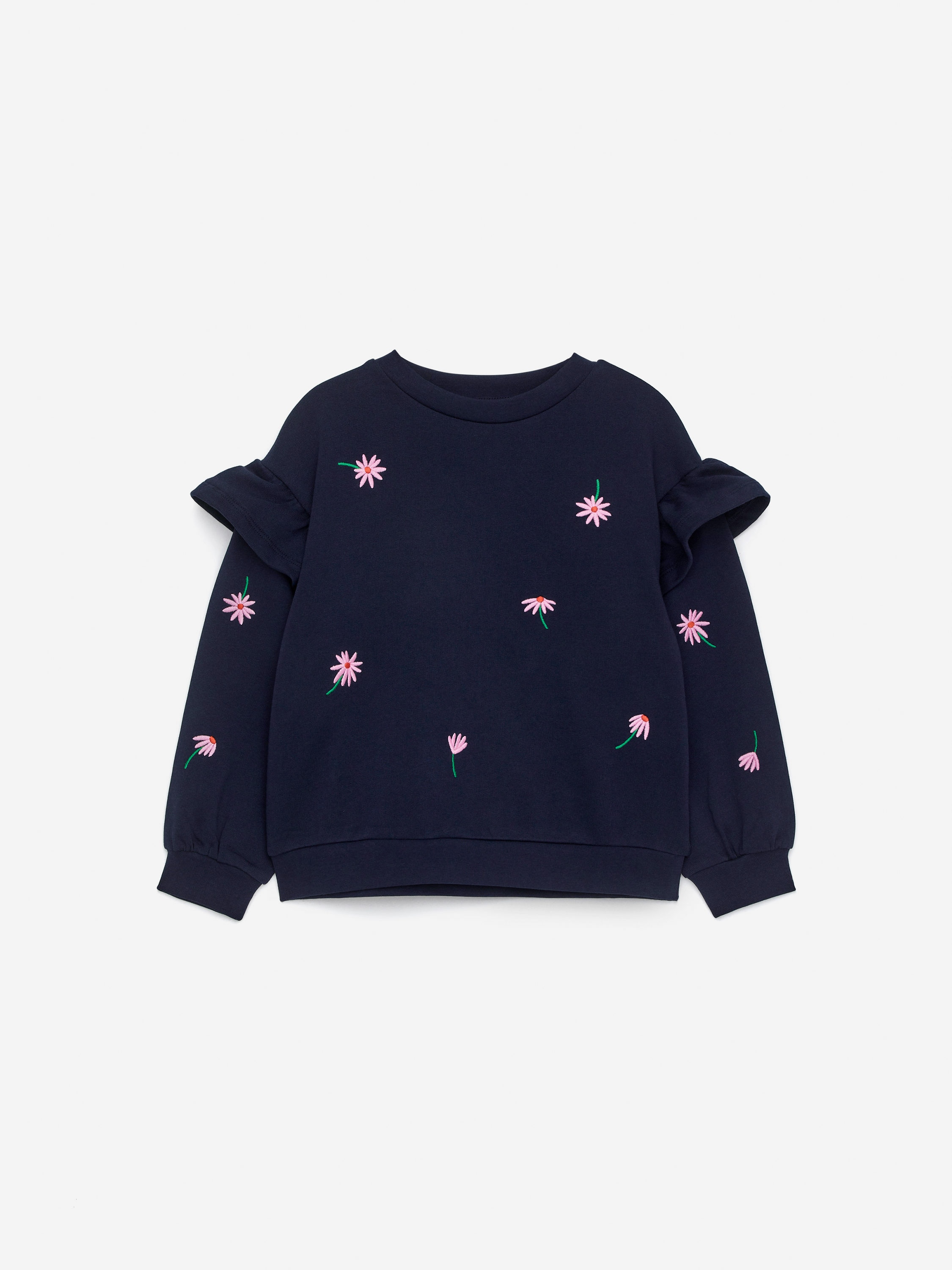 Frill Sweatshirt-#0A041F-16296