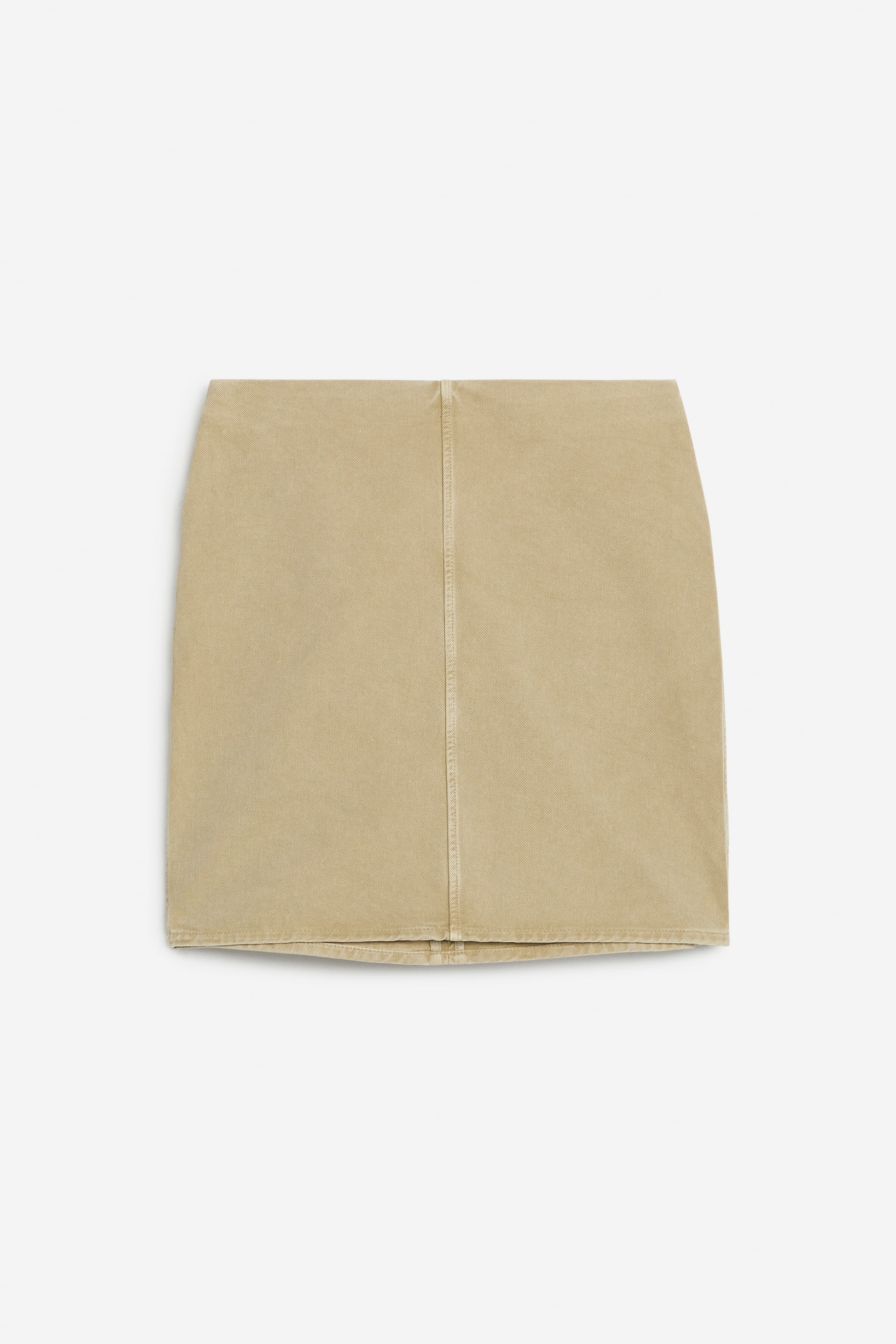 Zobacz większy obraz: Krótka dżinsowa spódnica - Musztardowy/Stonewash - ONA | H&M PL 1