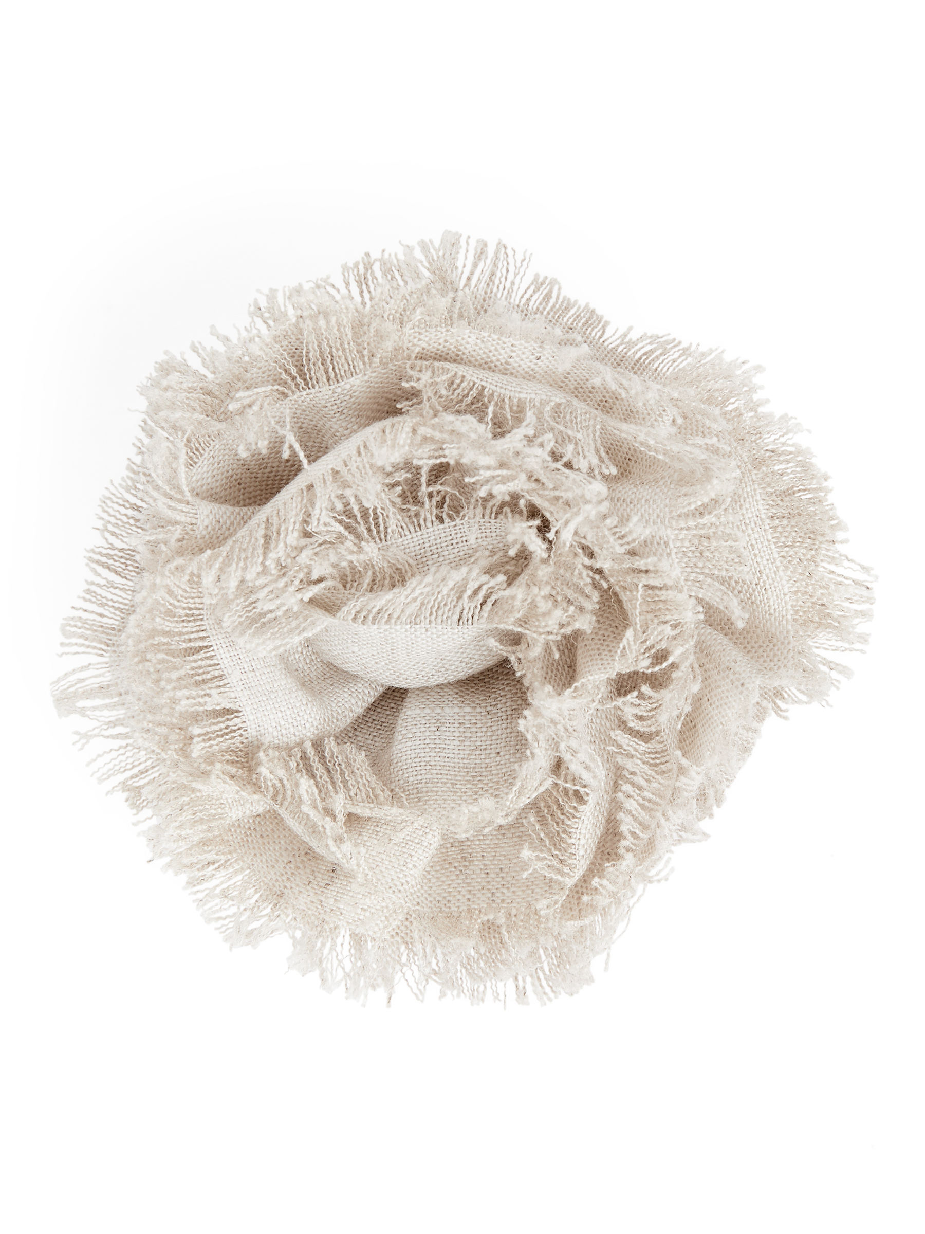 Linen Brooch - Off White - Women - StillMedia/DescriptiveStillLife - 2