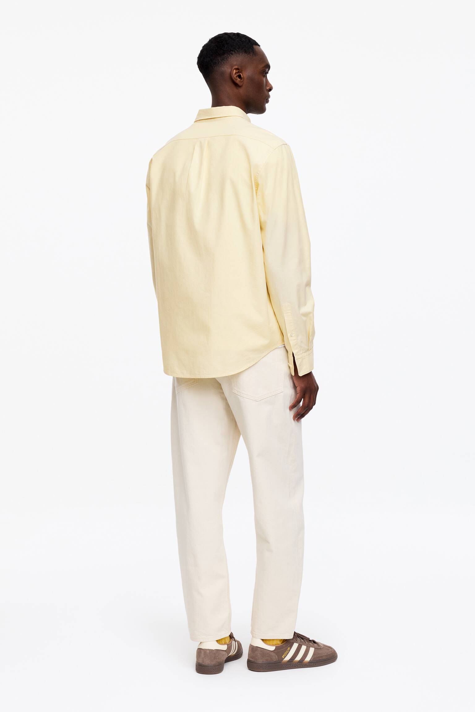 Oxfordskjorta - Crèmevit/Ljusblå/Ljusgrå/Blå/randig/Vit/Grå/vit/Mörkgrön - 4