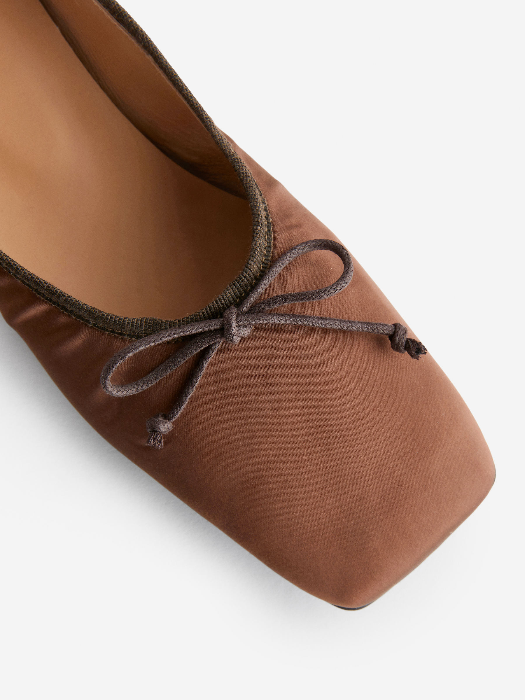 Satin Ballerinas - Dark Brown - Women - StillMedia/DescriptiveDetail - 1