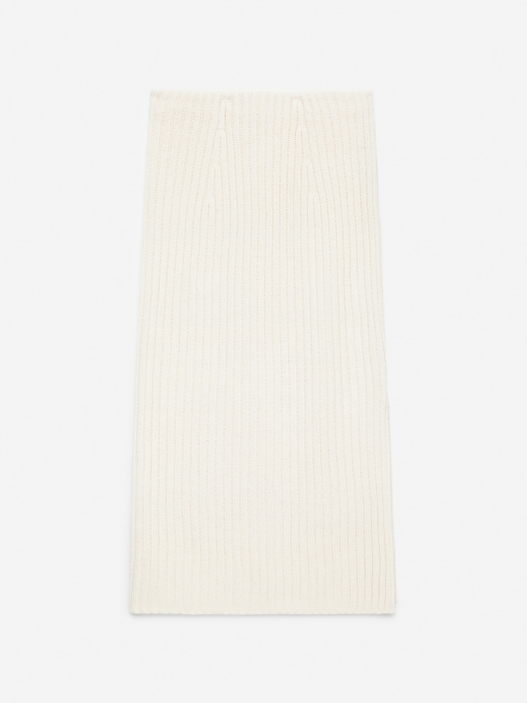 View larger image: Rib-Knit Wool Skirt - White - Ladies | H&M GB 1