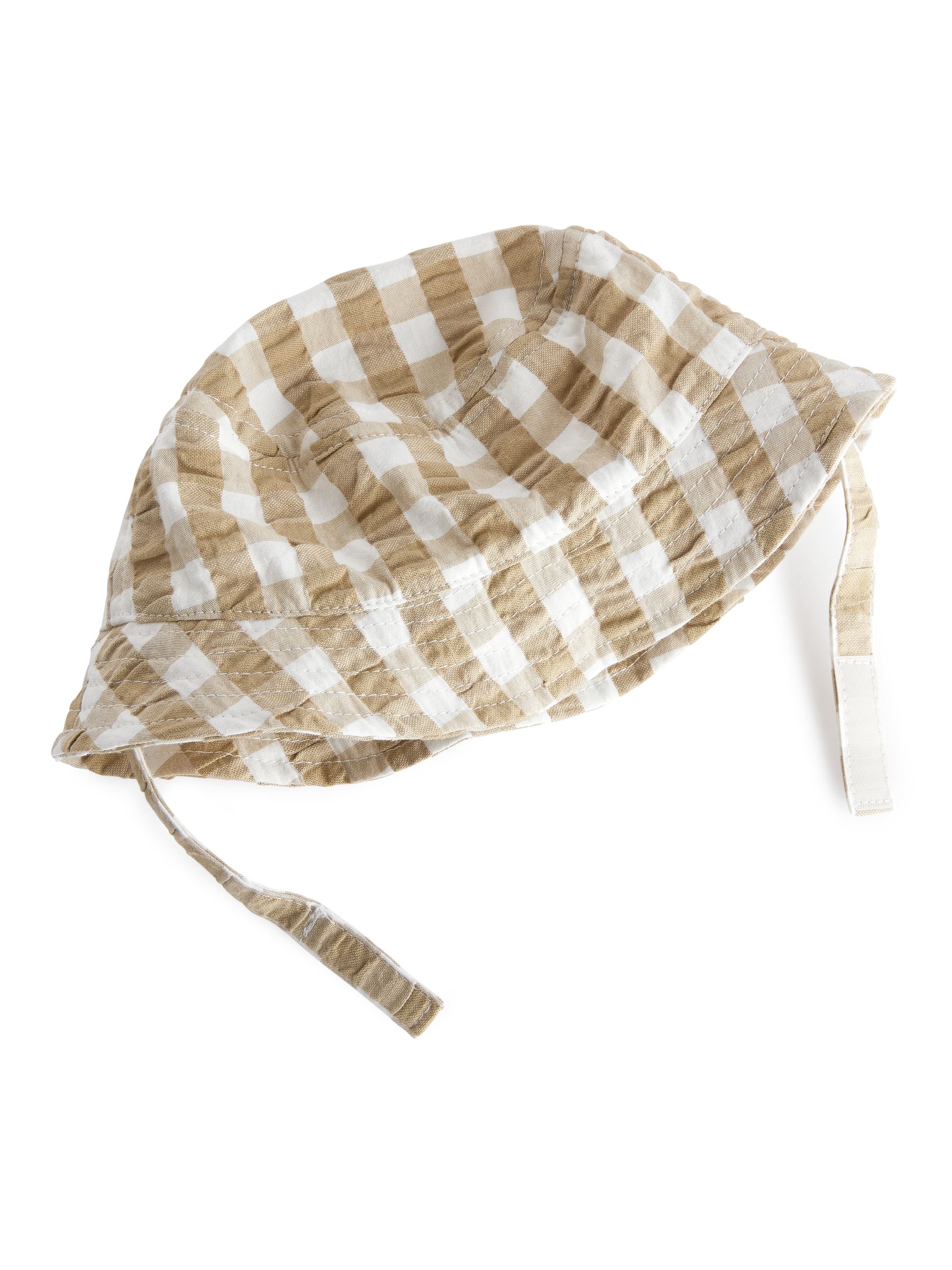Seersucker Bucket Hat - Beige/White - Children - StillMedia/DescriptiveDetail - 3