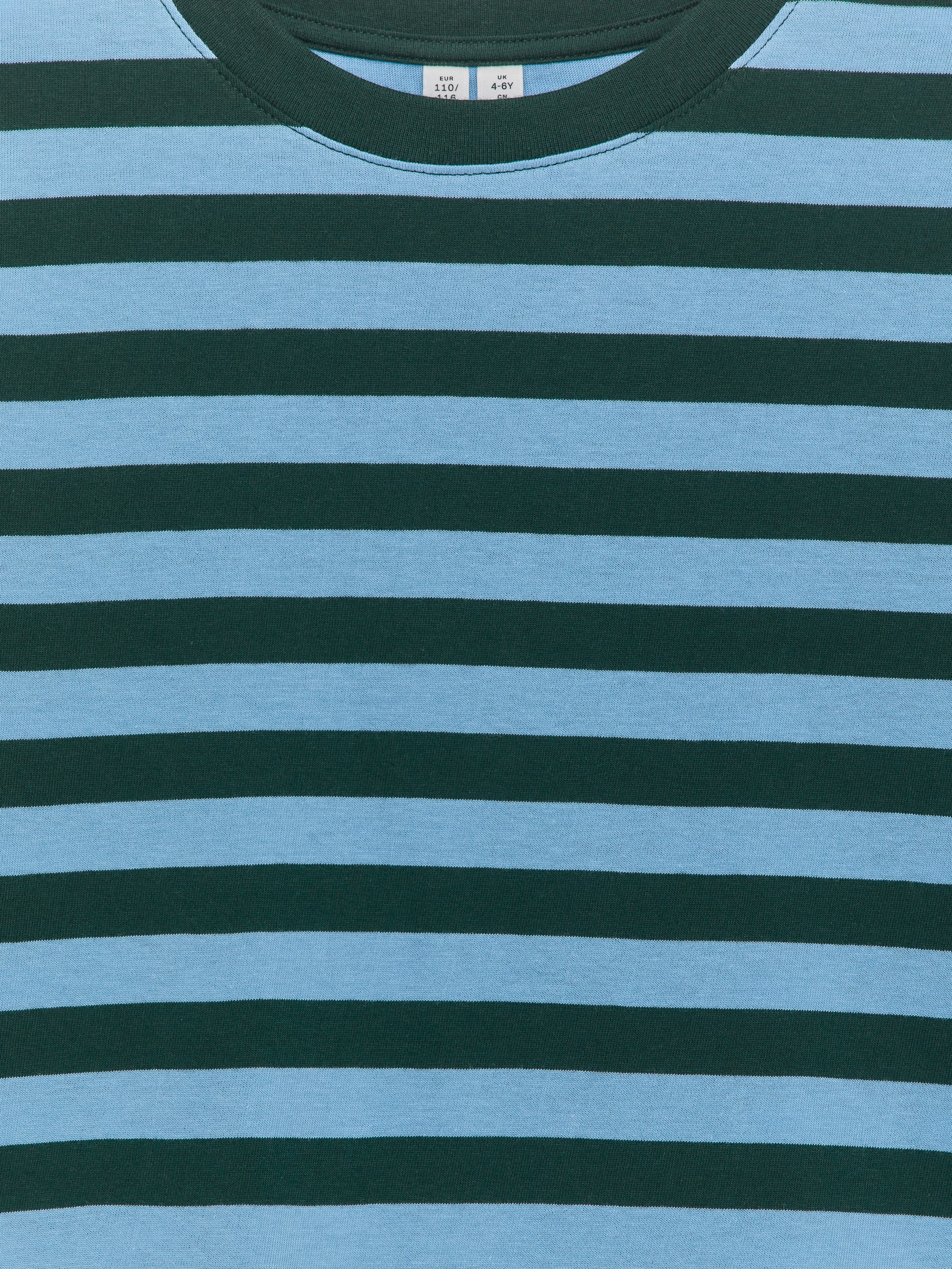 Långärmad t-shirt - Mörkgrön/ljusblå - Relaxed fit - Children - StillMedia/DescriptiveDetail - 3