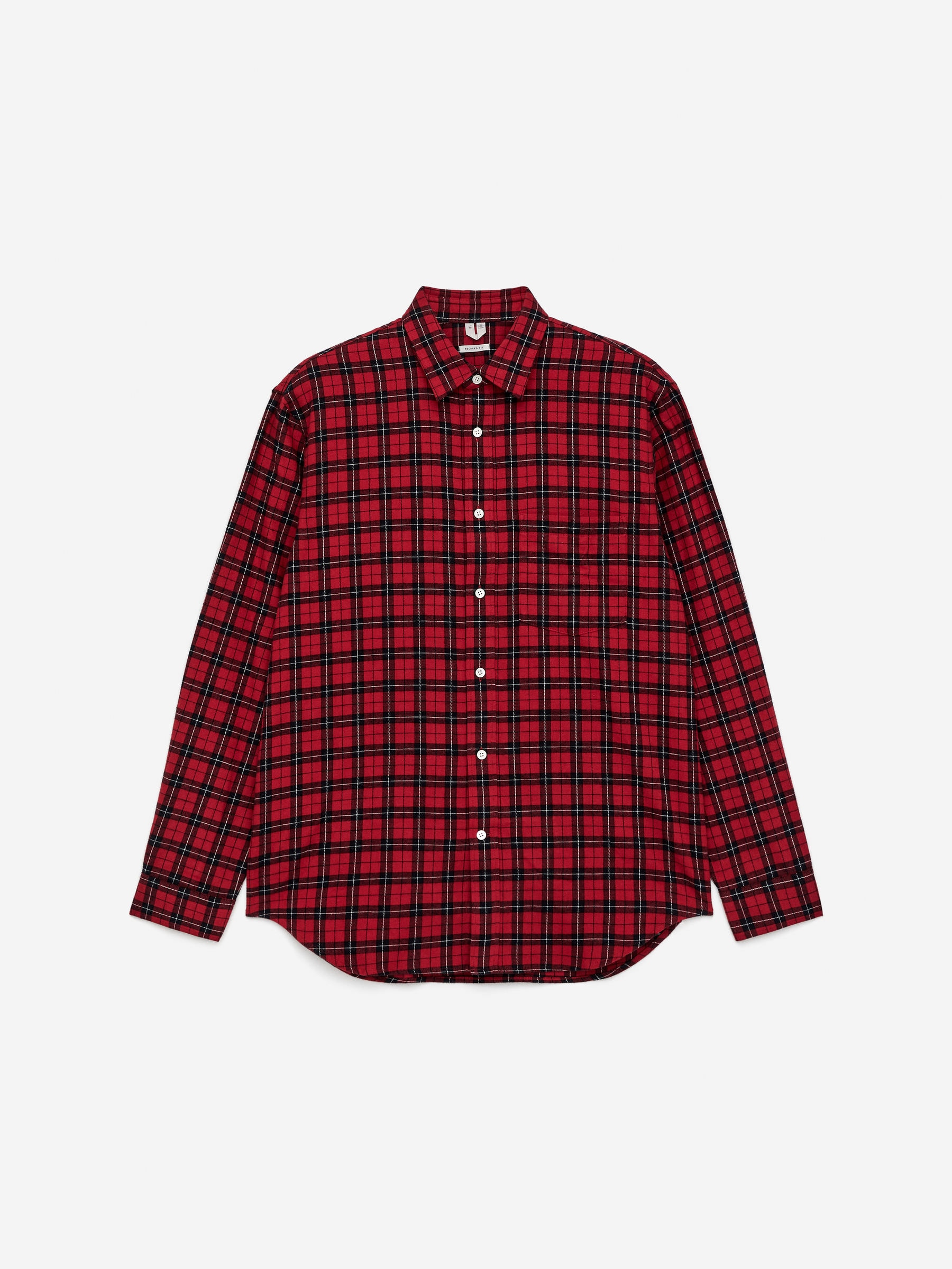 Flannel Shirt-#8C3239-16896