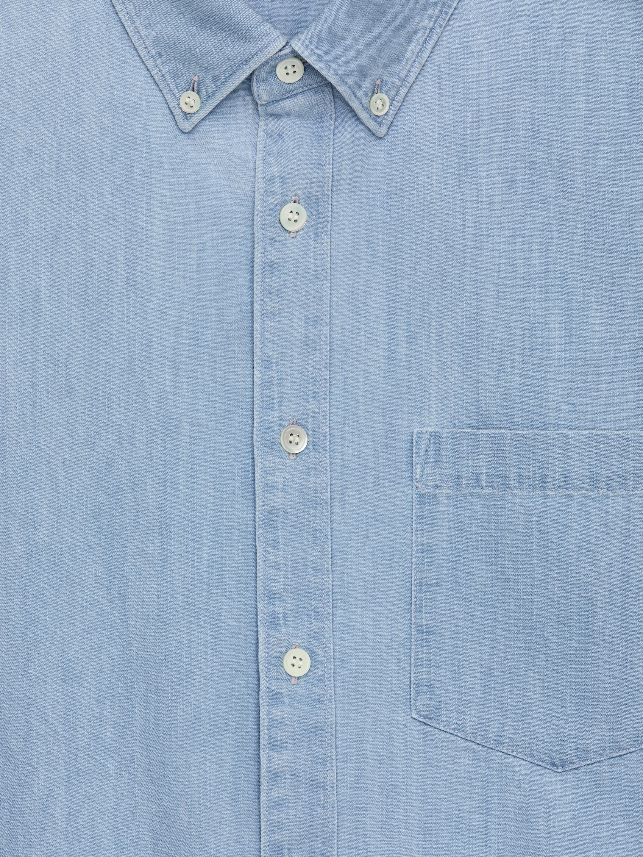 Grösseres Bild ansehen: Jeansbluse - Hellblau - HERREN | H&M CH 6
