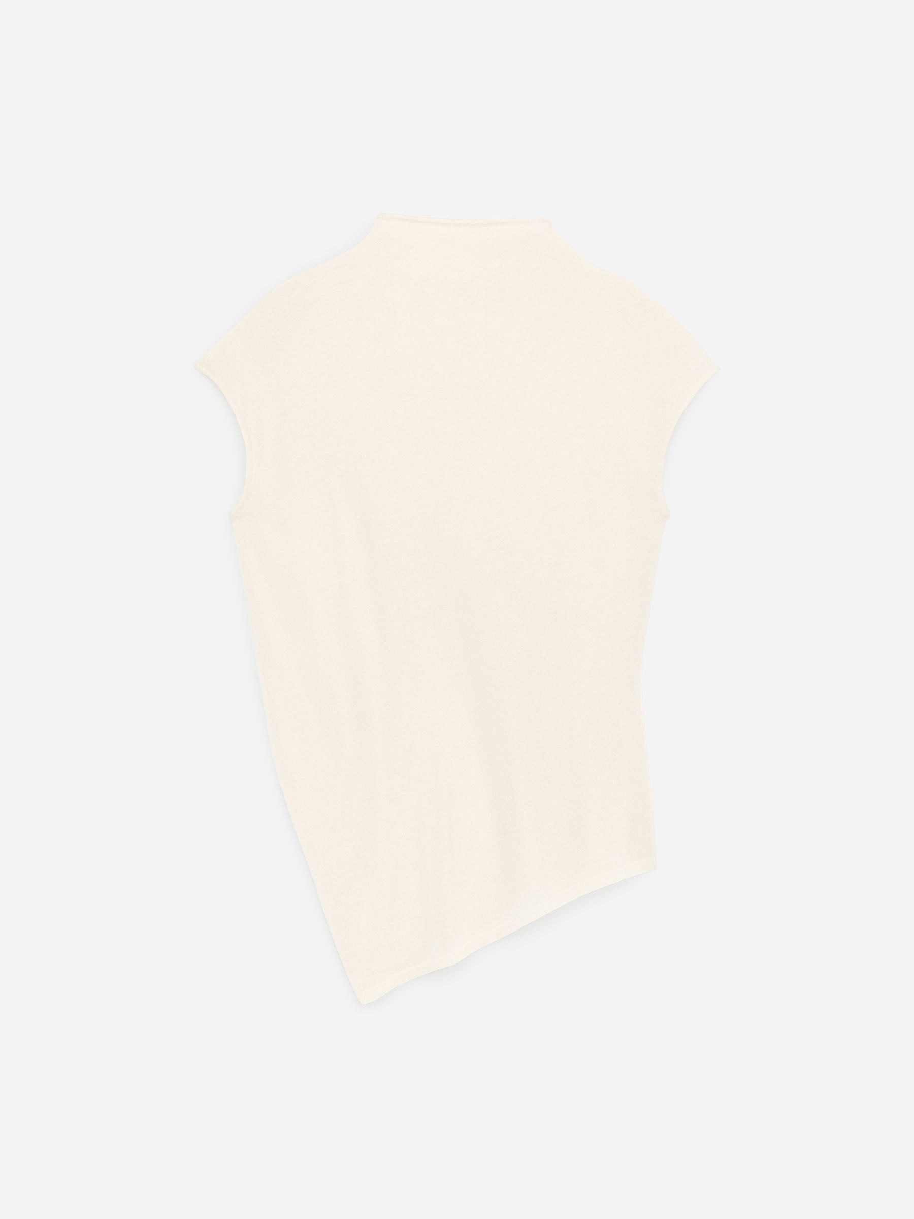 Pure Cashmere Draped Top - Off White - Regular fit - Women - StillMedia/DescriptiveStillLife - 1