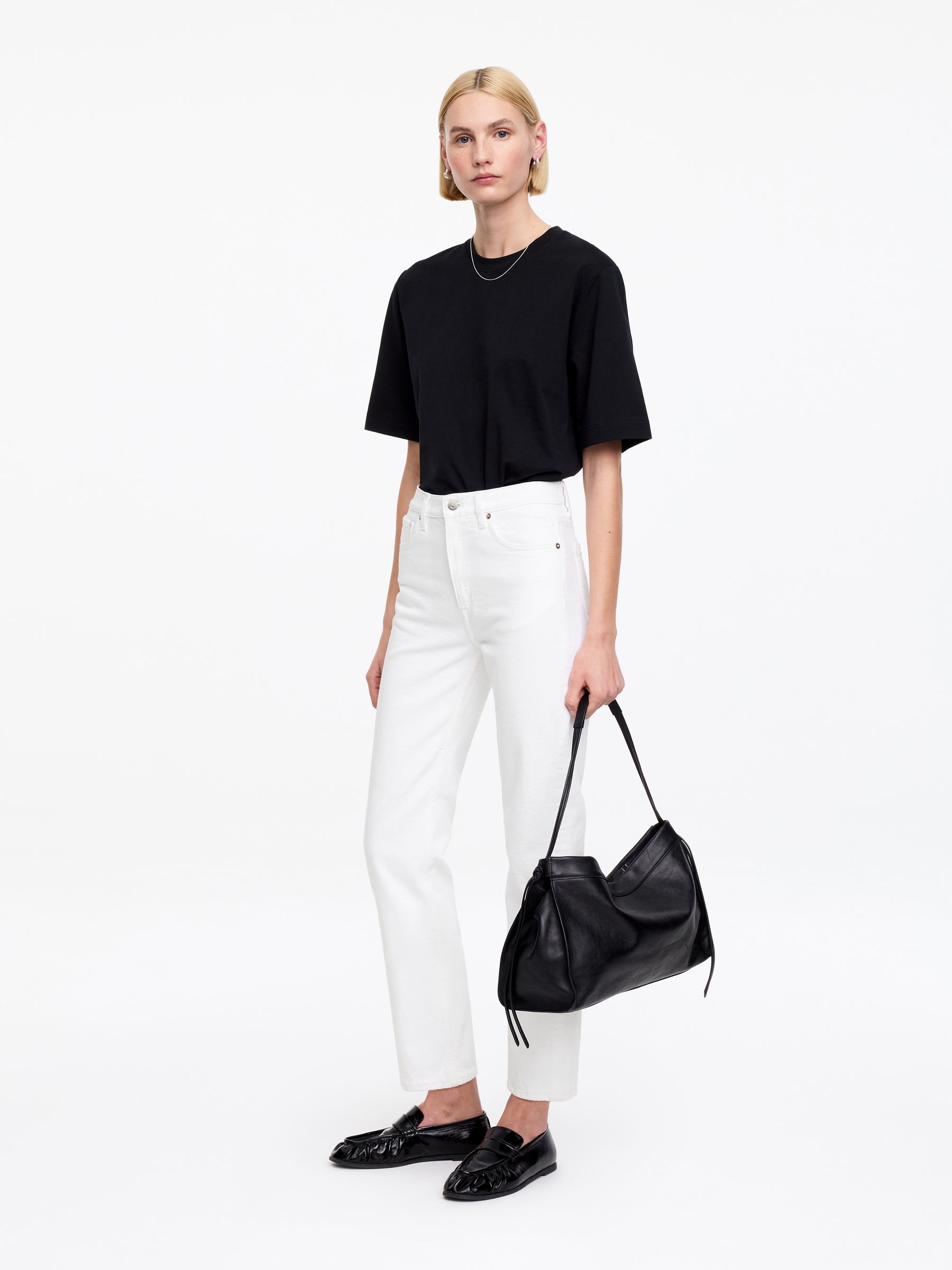 JADE CROPPED Slim Jeans - White - Slim fit - Women - StillMedia/Lookbook - 5