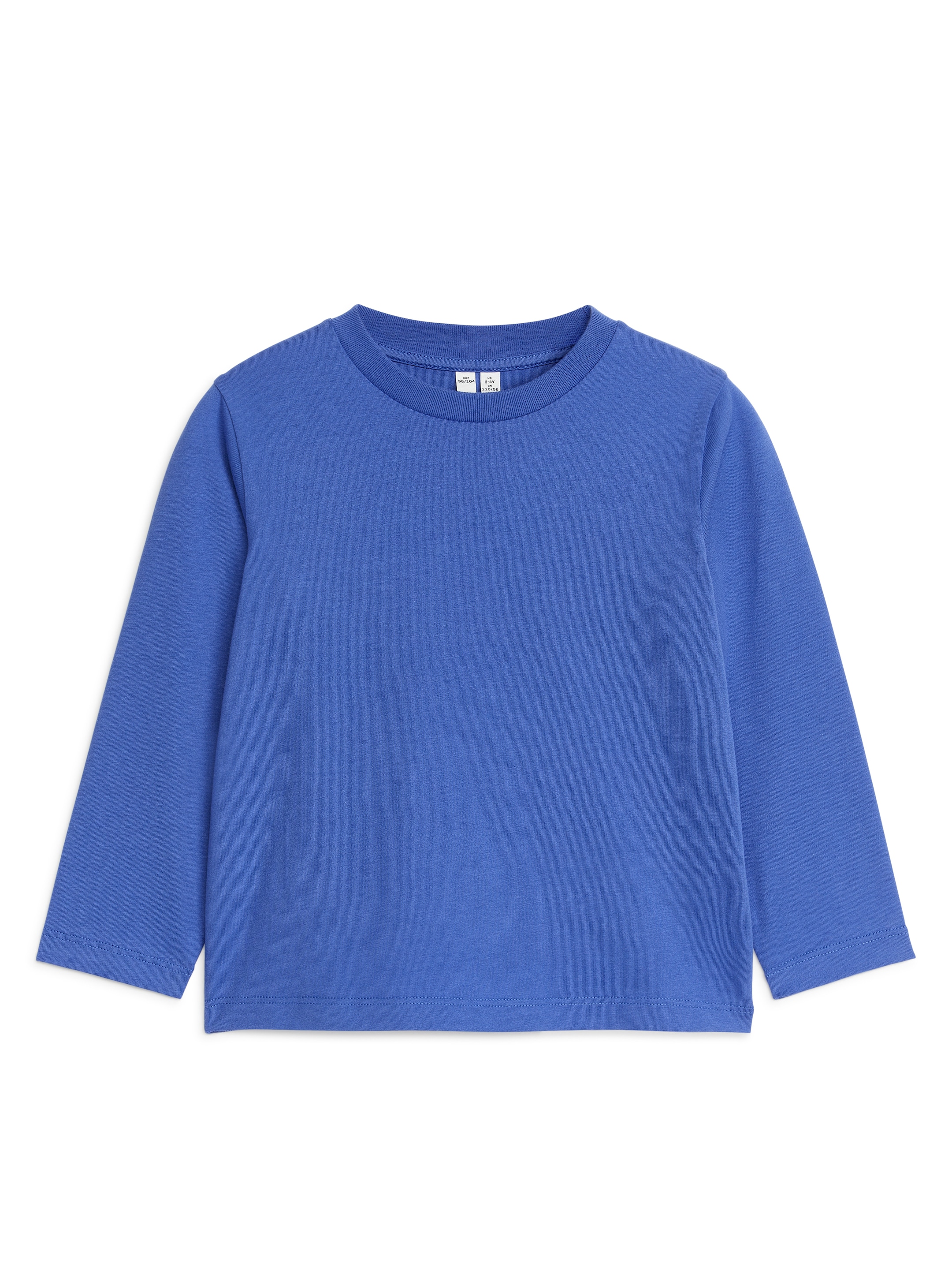 View larger image: Long-Sleeved T-Shirt Set of 2 - Bright Blue/Khaki Green - Kids | H&M GB 3