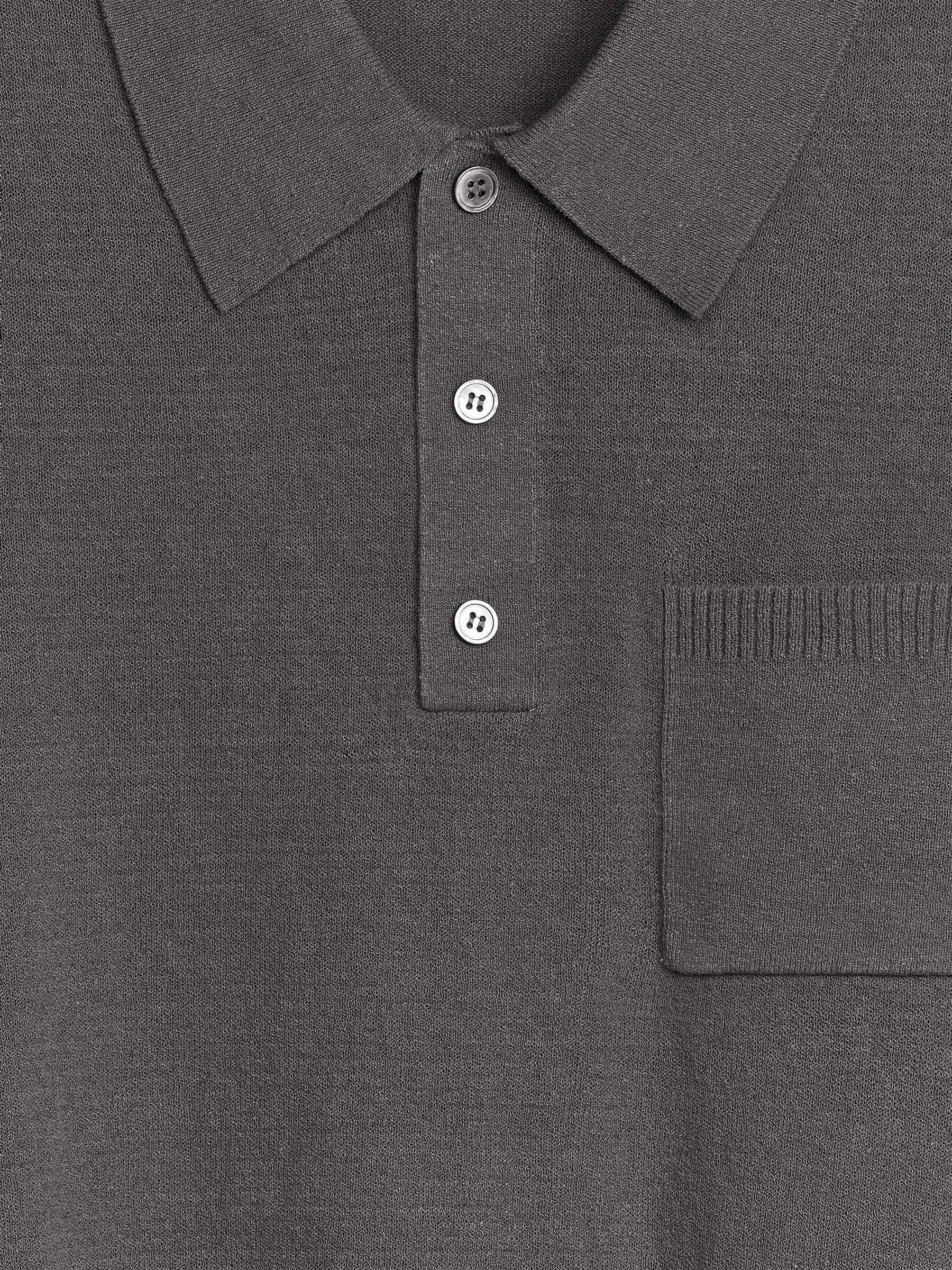 Kurzärmliges Polohemd - Dunkelgrau - Regular Fit - Herren - StillMedia/DescriptiveDetail - 1