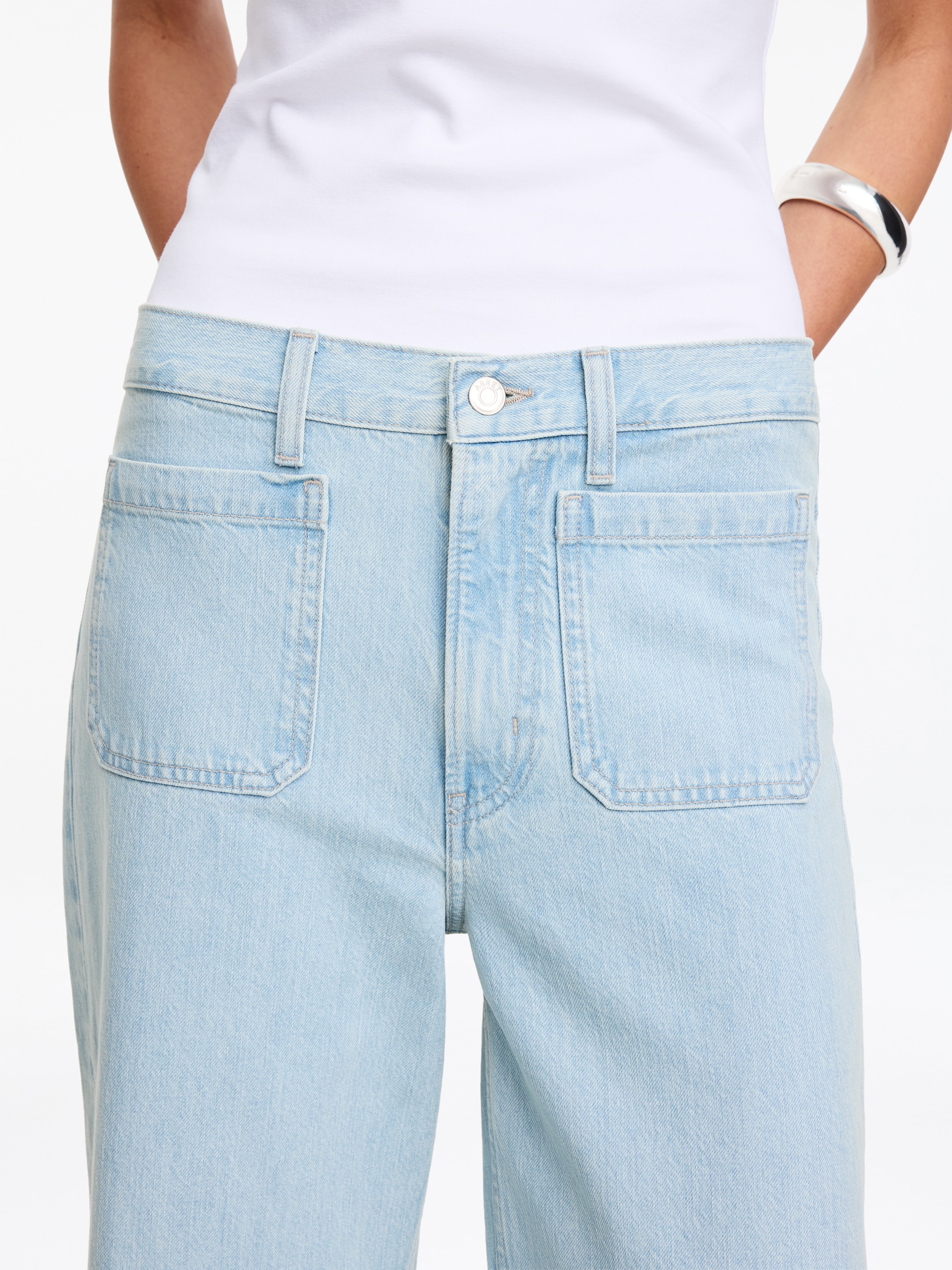LUPINE Flared Jeans - Light Blue - Regular fit - Women - StillMedia/Lookbook - 5