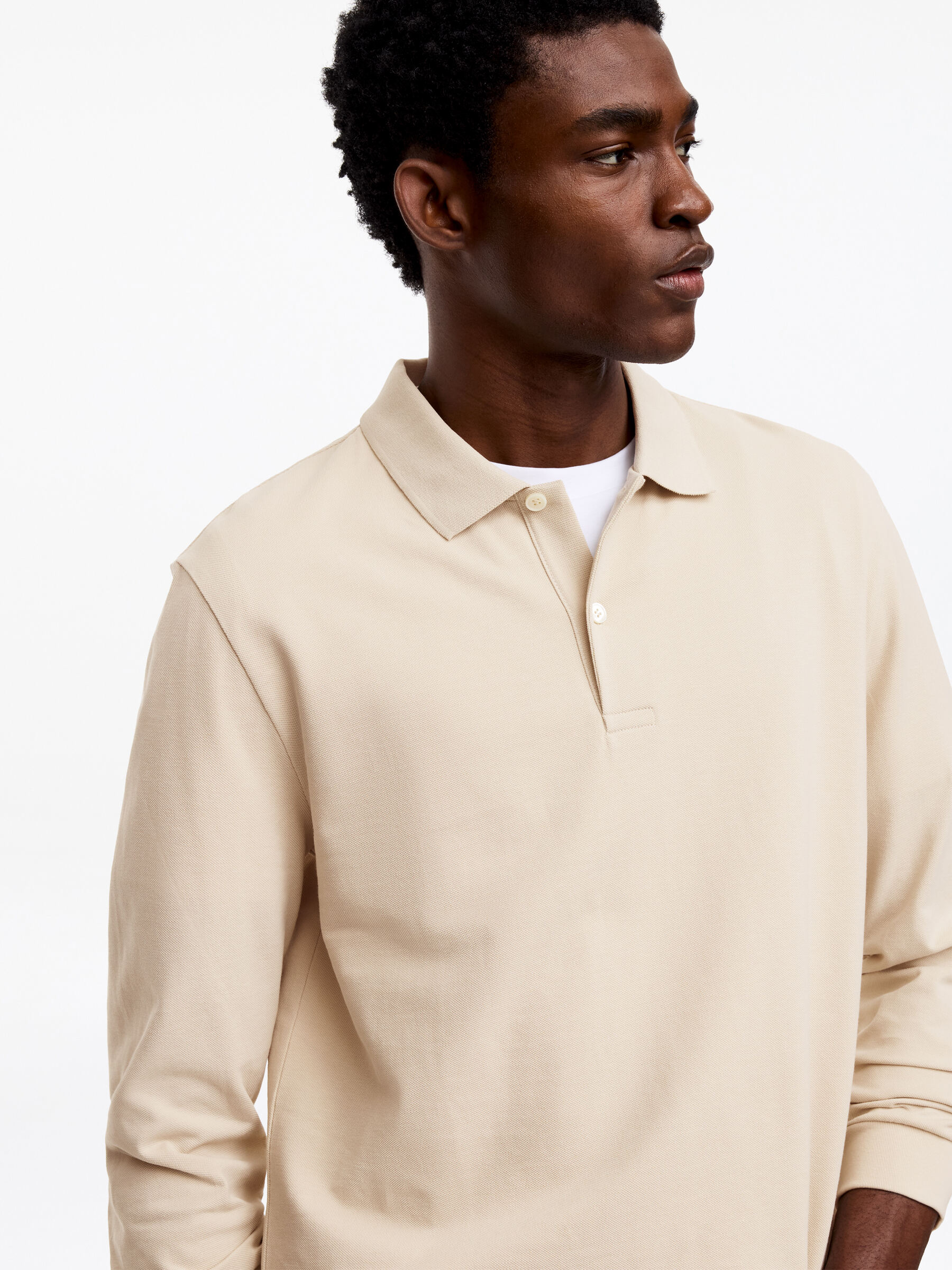 Poloshirt aus Baumwoll-Pikee - Cremeweiß - Regular Fit - Men - StillMedia/Lookbook - 4